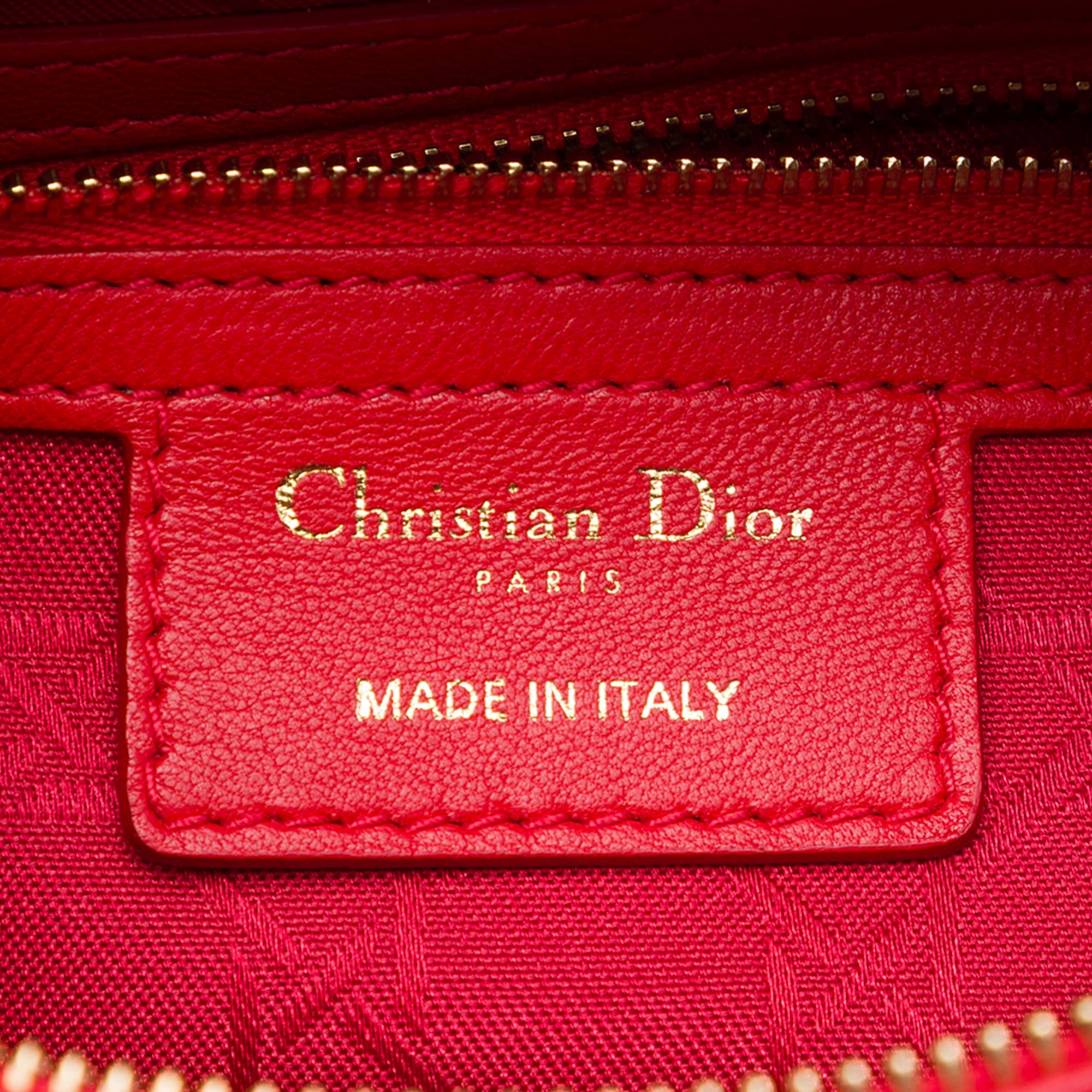 Dior Medium Lambskin Cannage Lady Dior - image 5