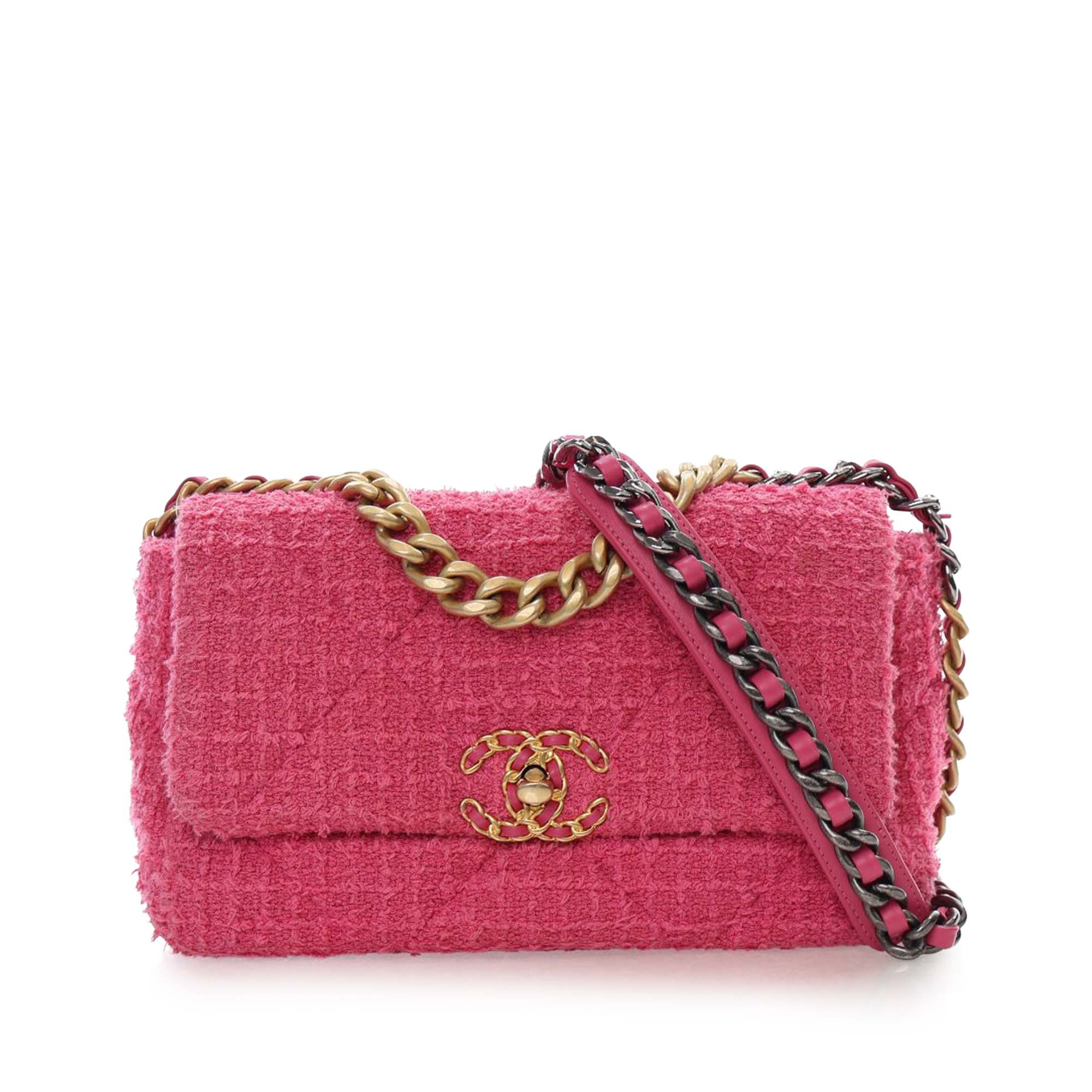 Chanel Medium Tweed 19 Flap - image 1