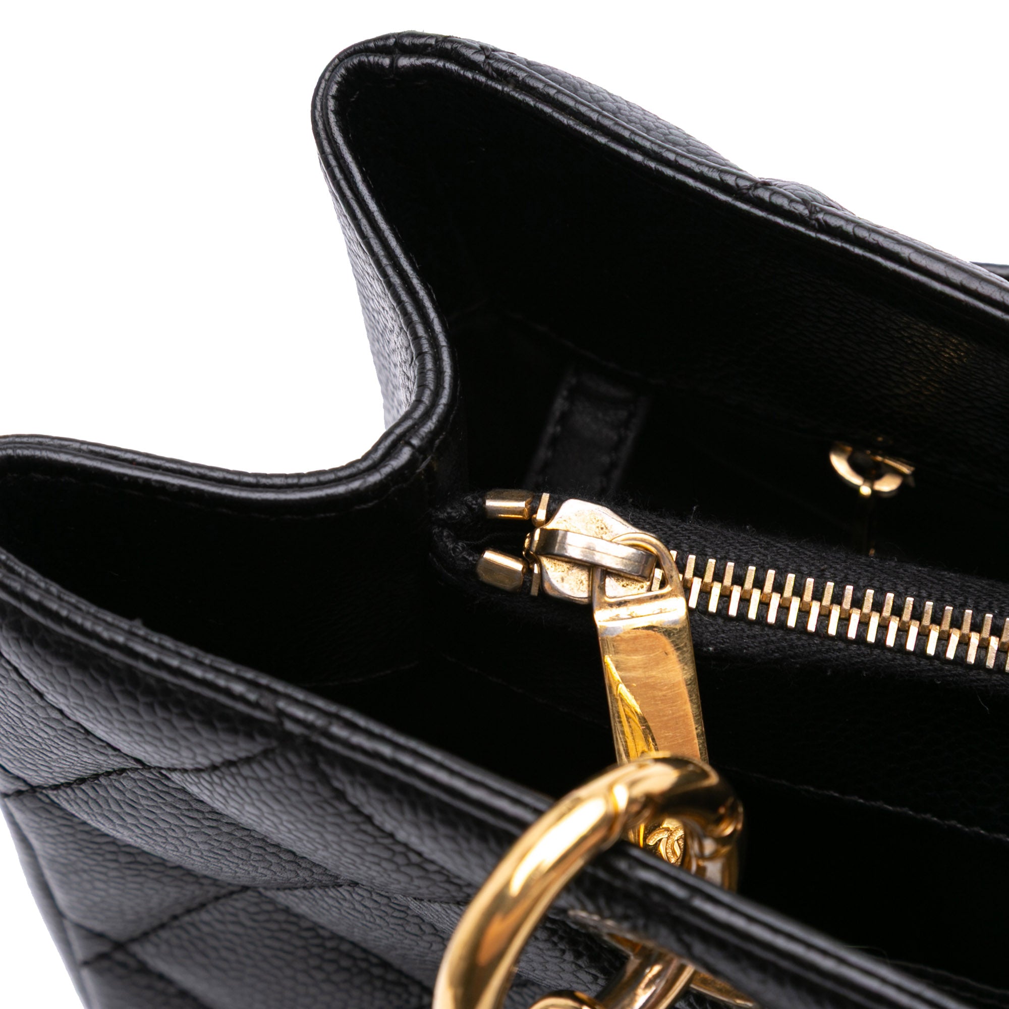 Chanel Caviar Grand Shopping Tote - image 7