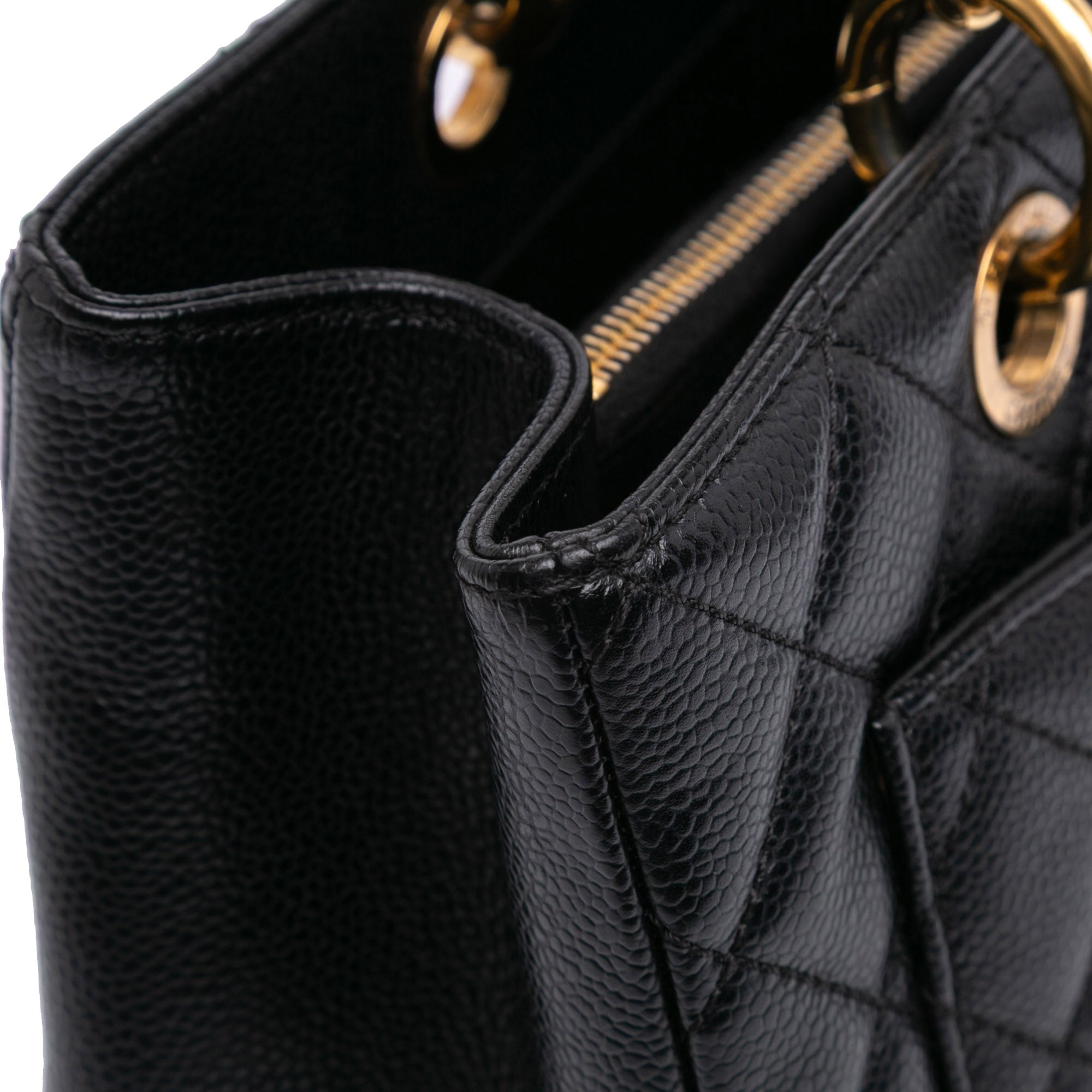 Chanel Caviar Grand Shopping Tote - image 9