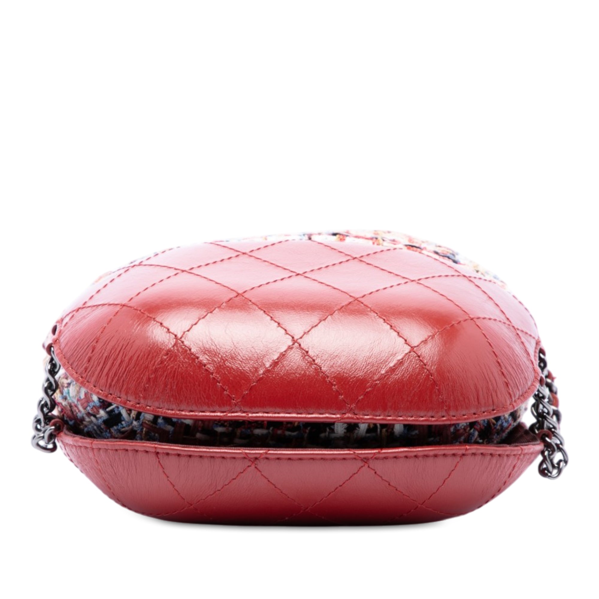 Chanel Small Quilted Calfskin and Tweed Gabrielle Bucket Bag - image 3