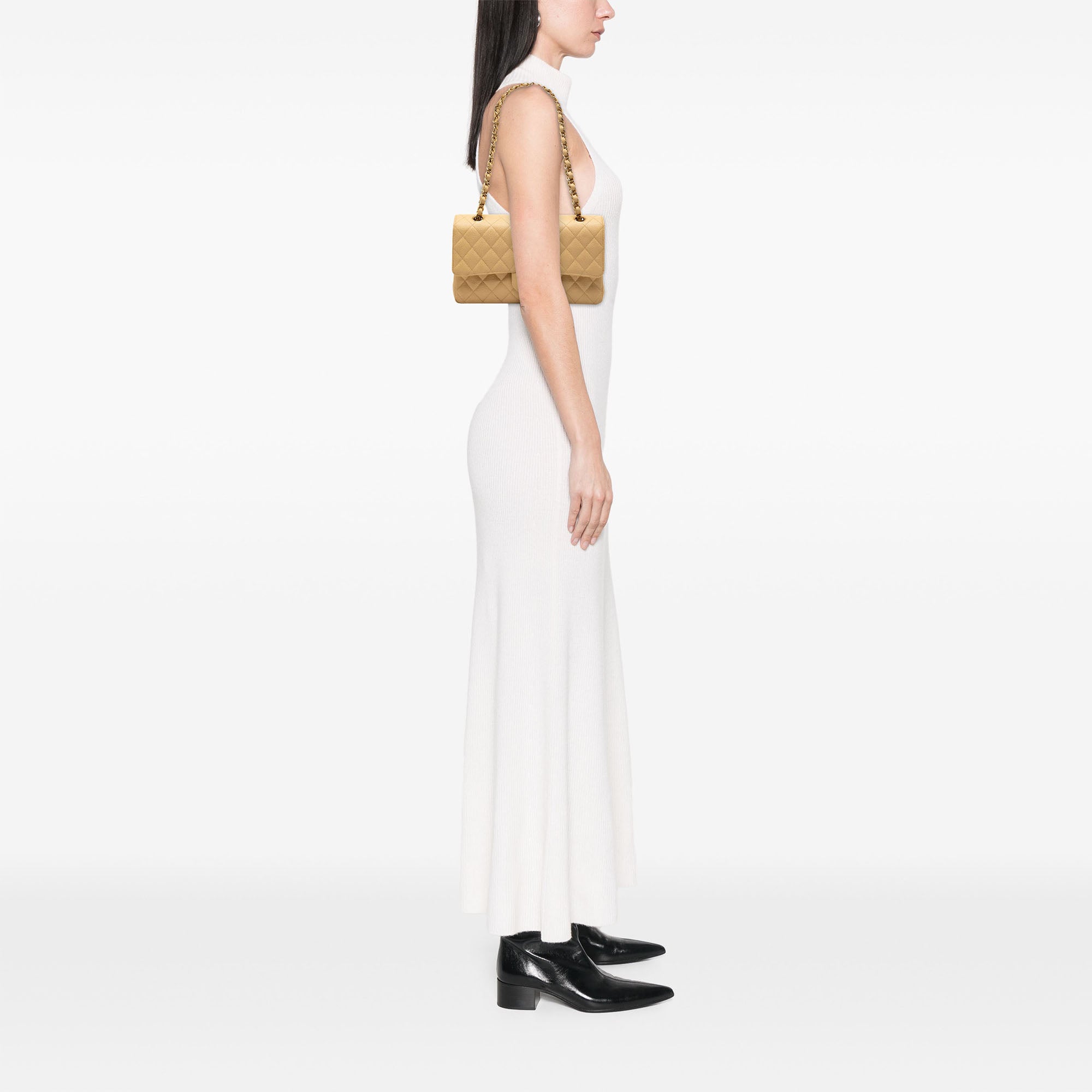 Chanel Medium Classic Caviar Double Flap - image 7