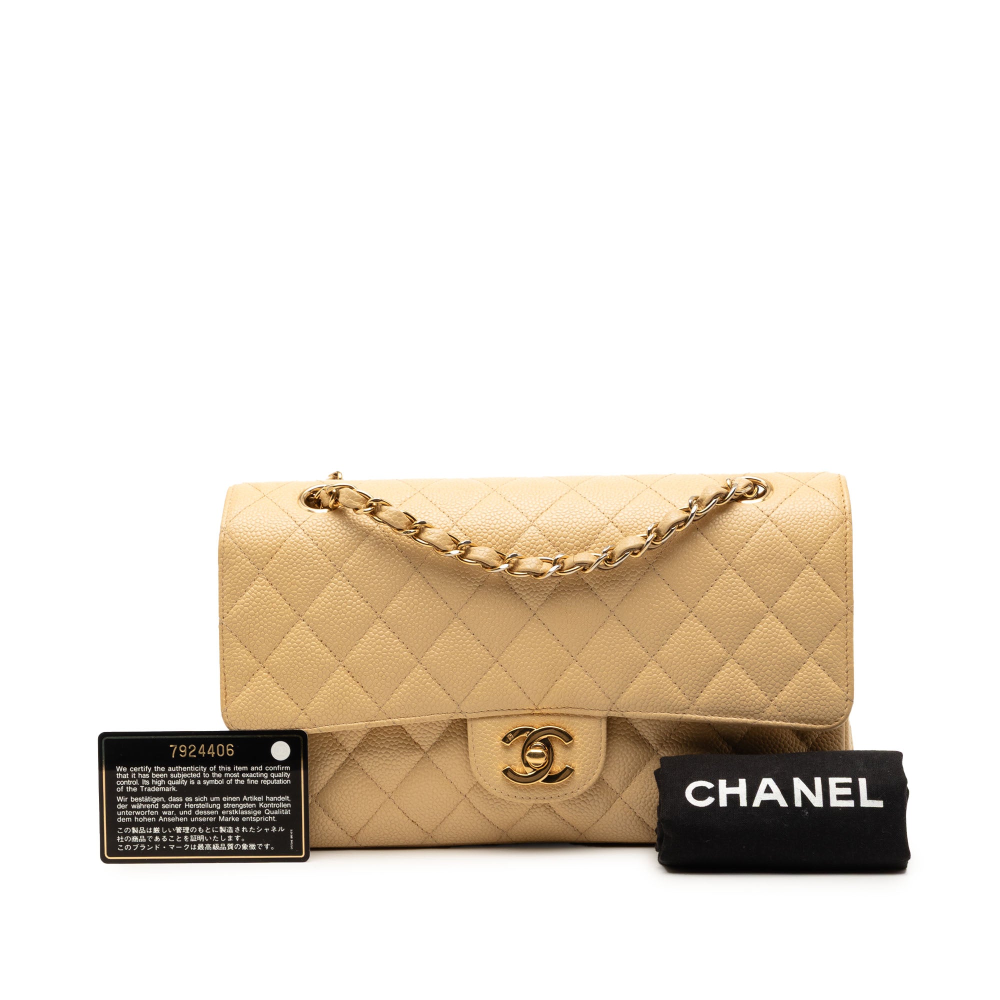 Chanel Medium Classic Caviar Double Flap - image 8
