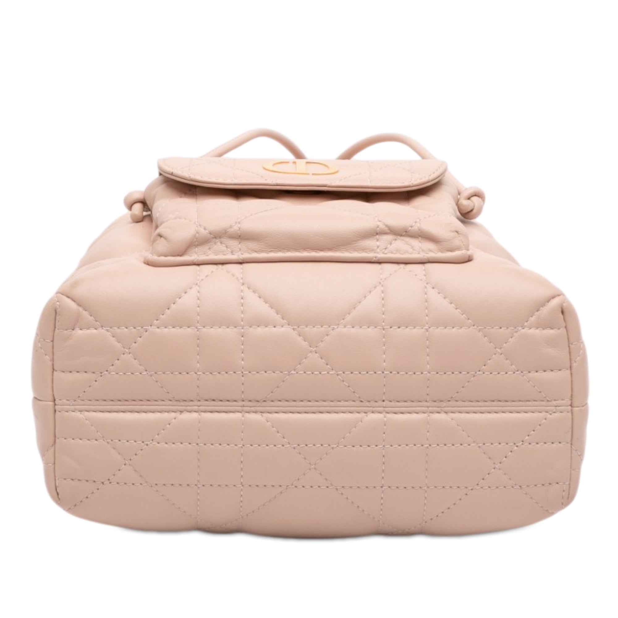 Dior Small Lambskin Macrocannage Caro Bucket Bag - image 3