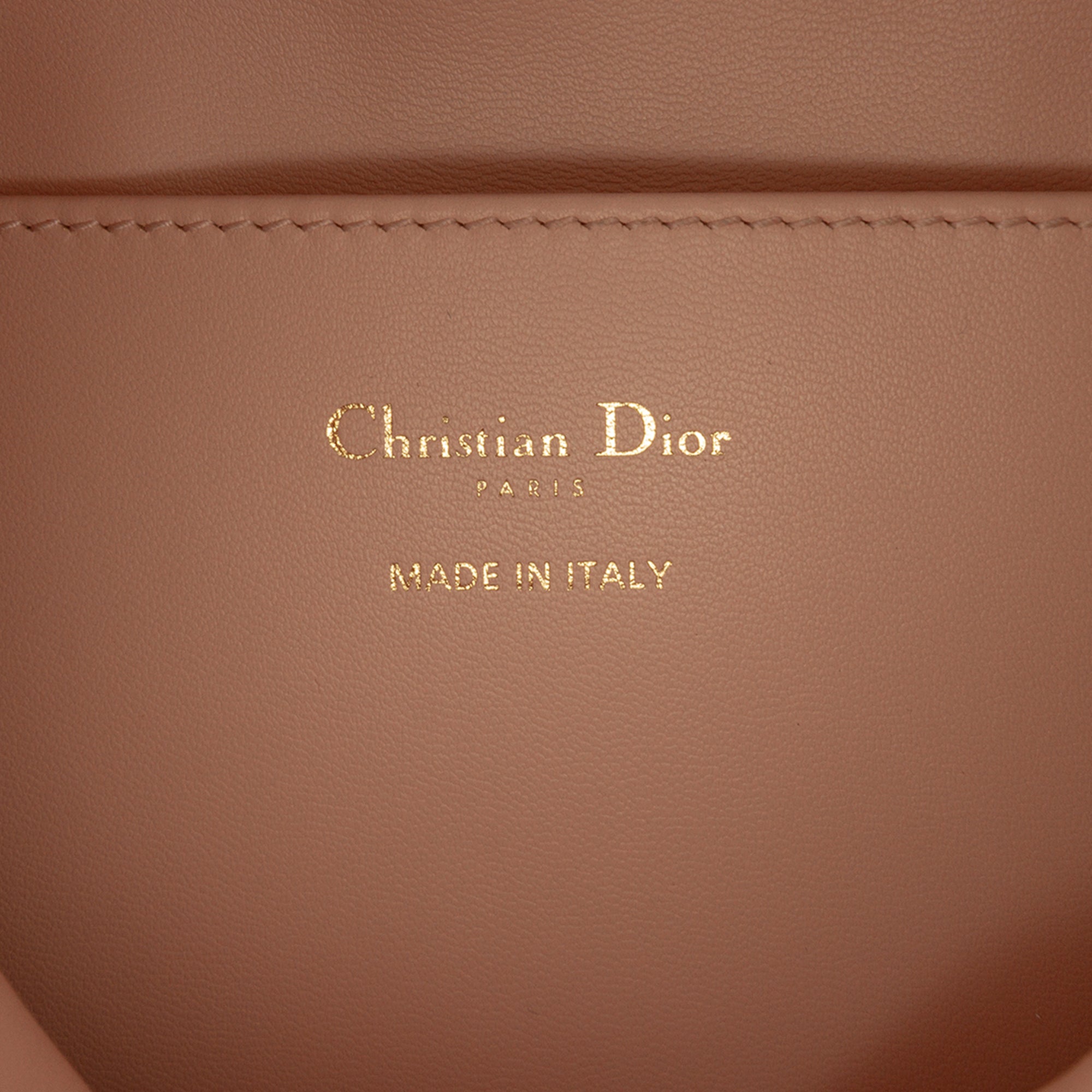 Dior Small Lambskin Macrocannage Caro Bucket Bag - image 5