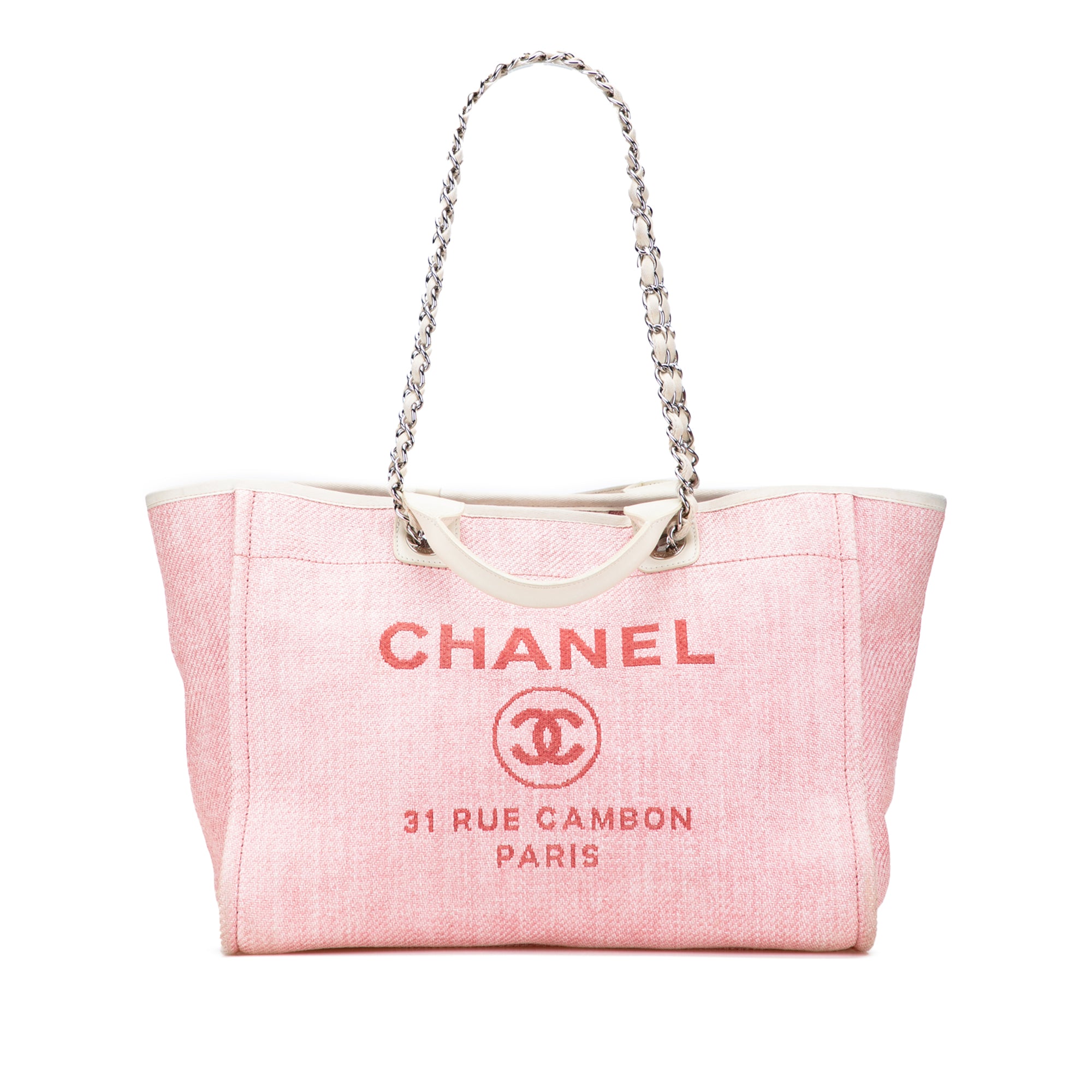 Chanel Medium Canvas Deauville Satchel - image 1