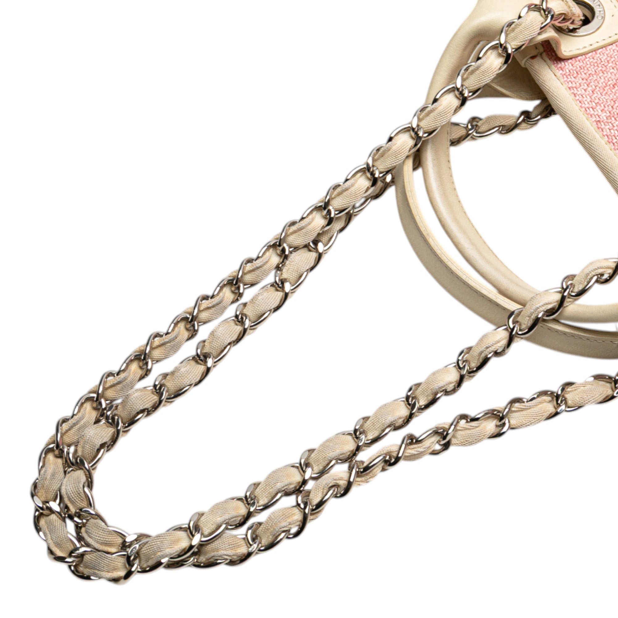 Chanel Medium Canvas Deauville Satchel - image 10