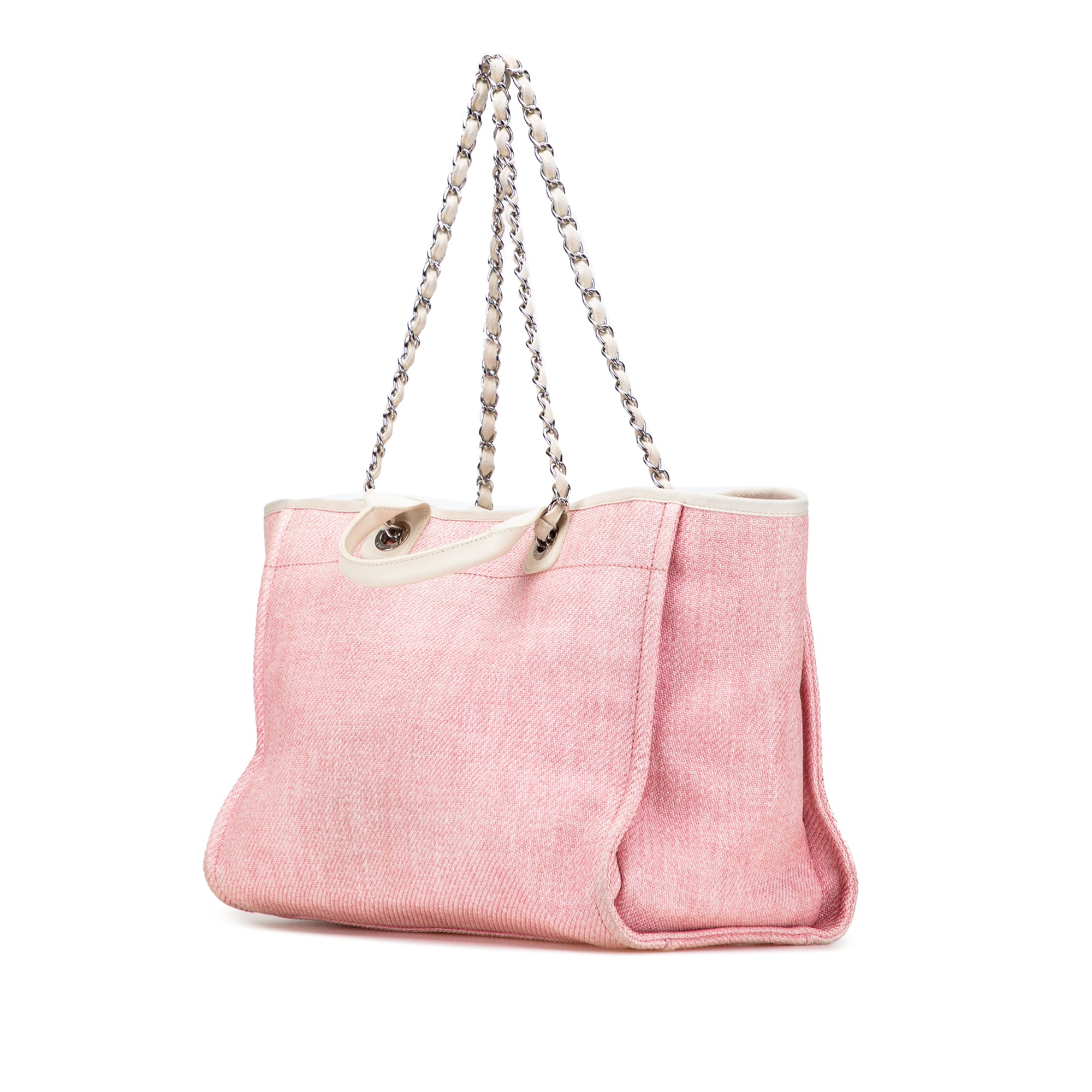 Chanel Medium Canvas Deauville Satchel - image 2