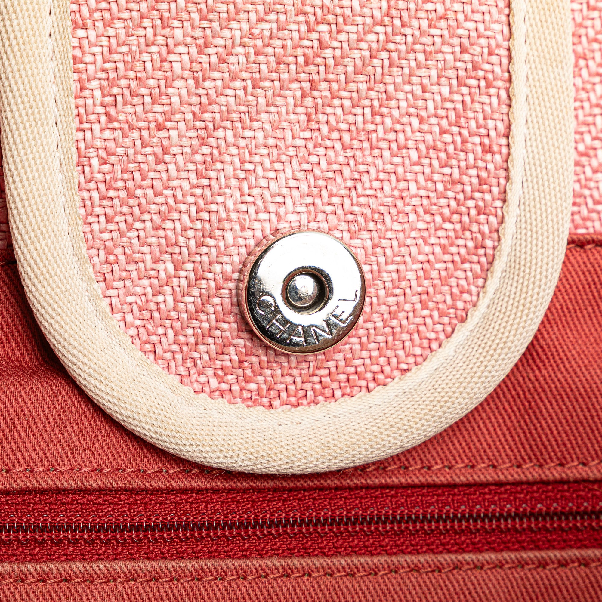 Chanel Medium Canvas Deauville Satchel - image 8