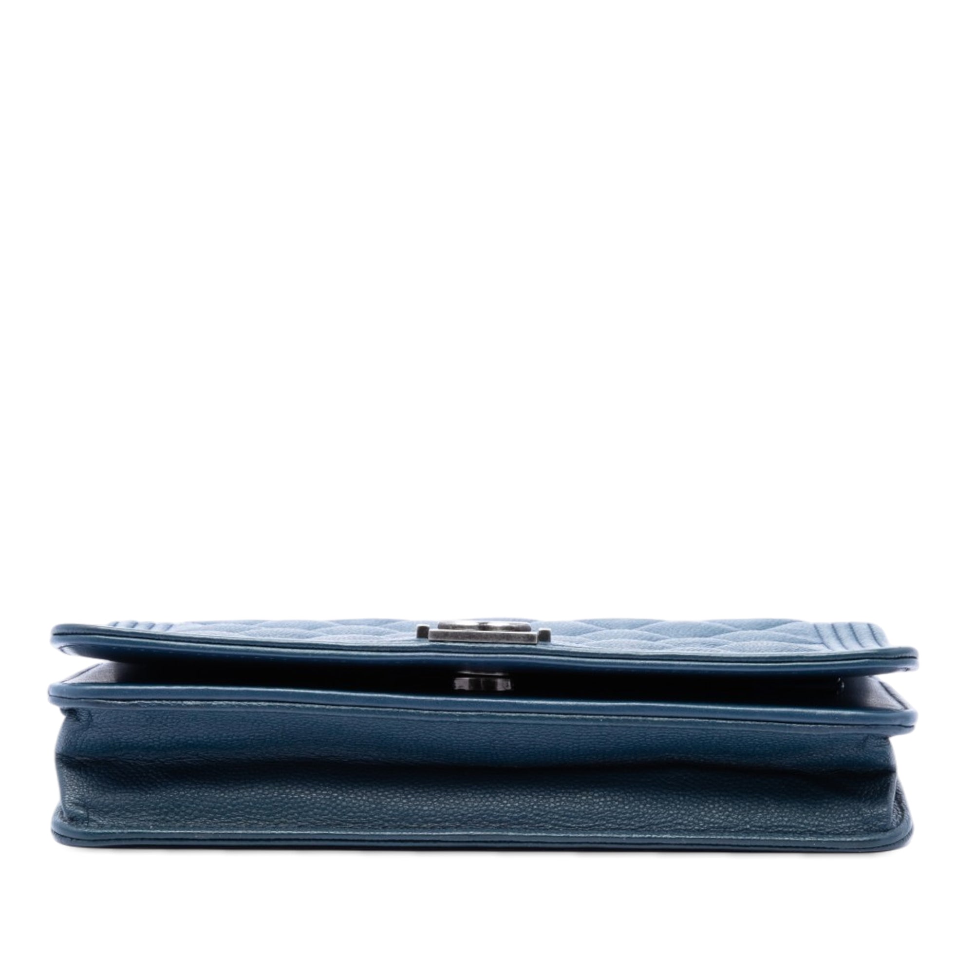 Chanel Quilted Lambskin Boy Wallet On Chain - image 3