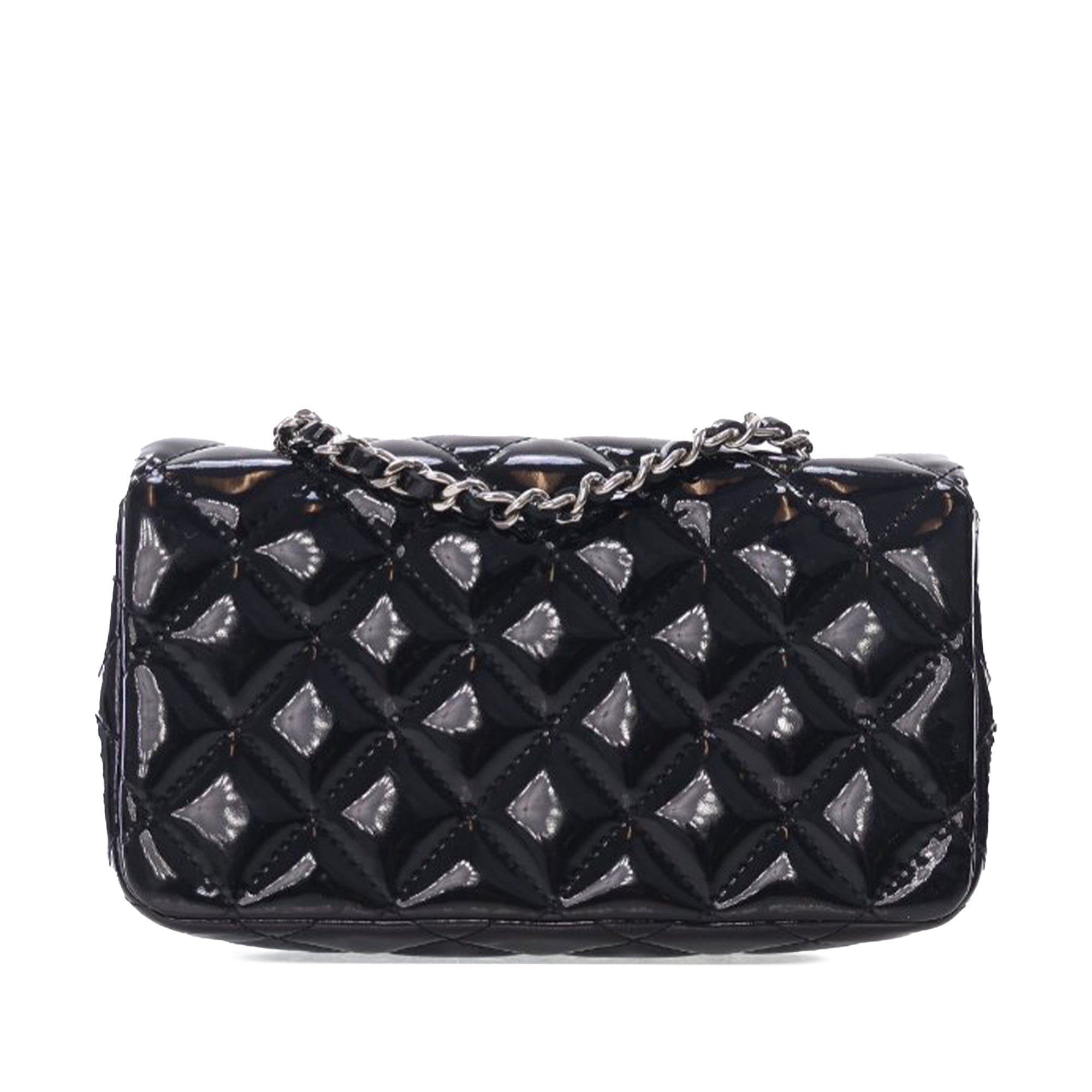 Chanel Extra Mini Rectangular Classic Patent Single Flap - image 2