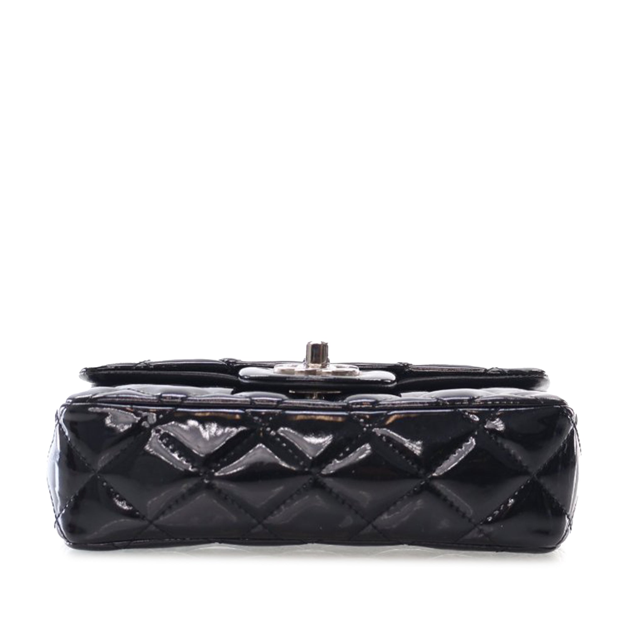 Chanel Extra Mini Rectangular Classic Patent Single Flap - image 3