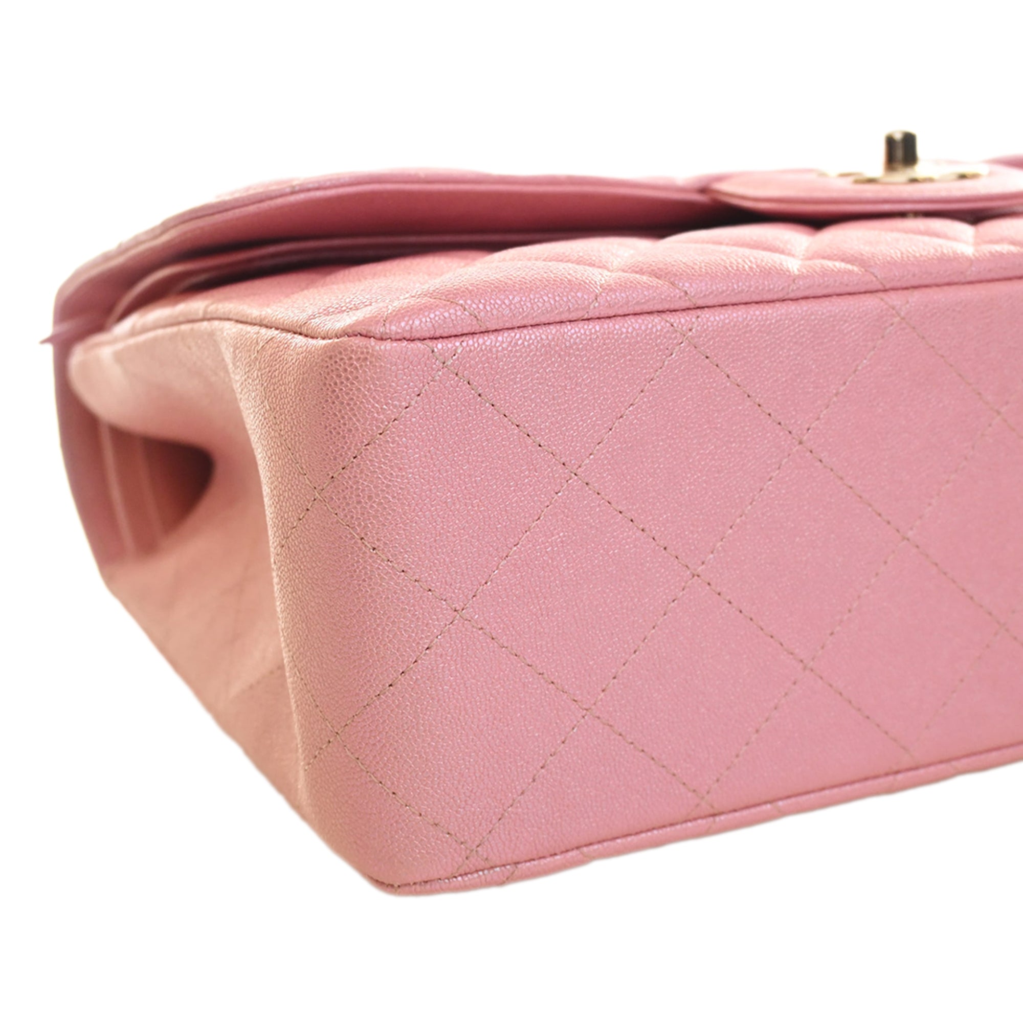 Chanel Jumbo Classic Iridescent Caviar Double Flap - image 11