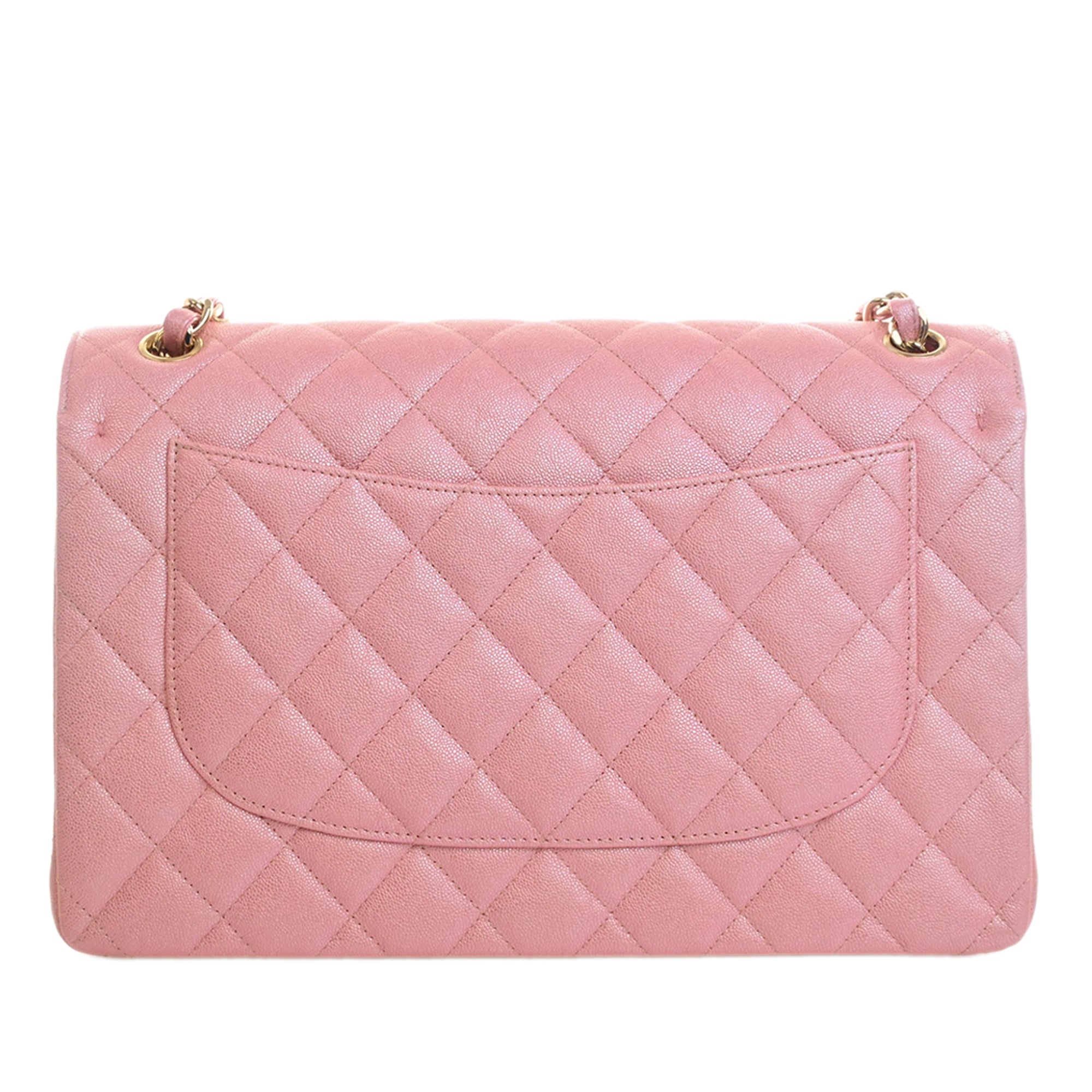 Chanel Jumbo Classic Iridescent Caviar Double Flap - image 4