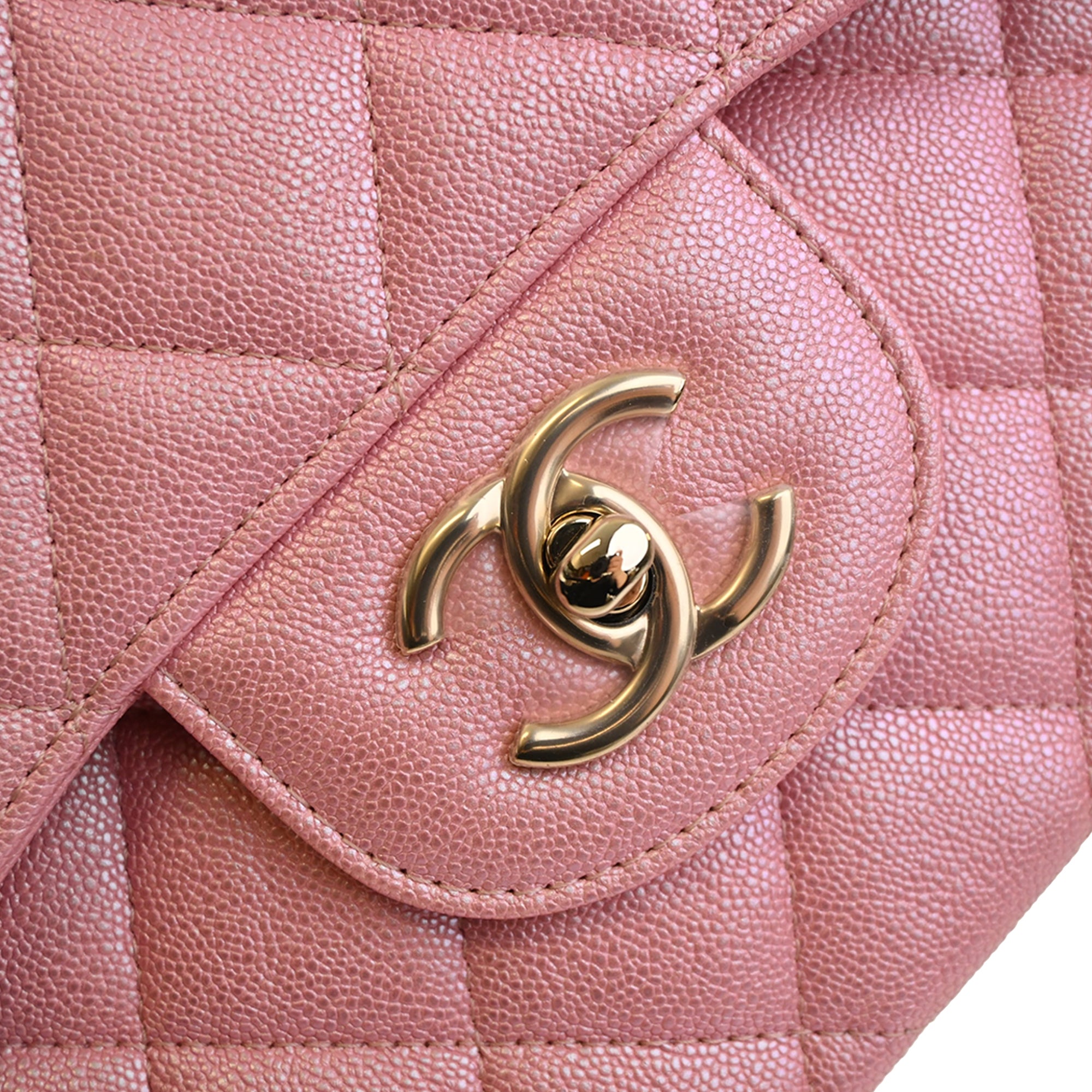 Chanel Jumbo Classic Iridescent Caviar Double Flap - image 9