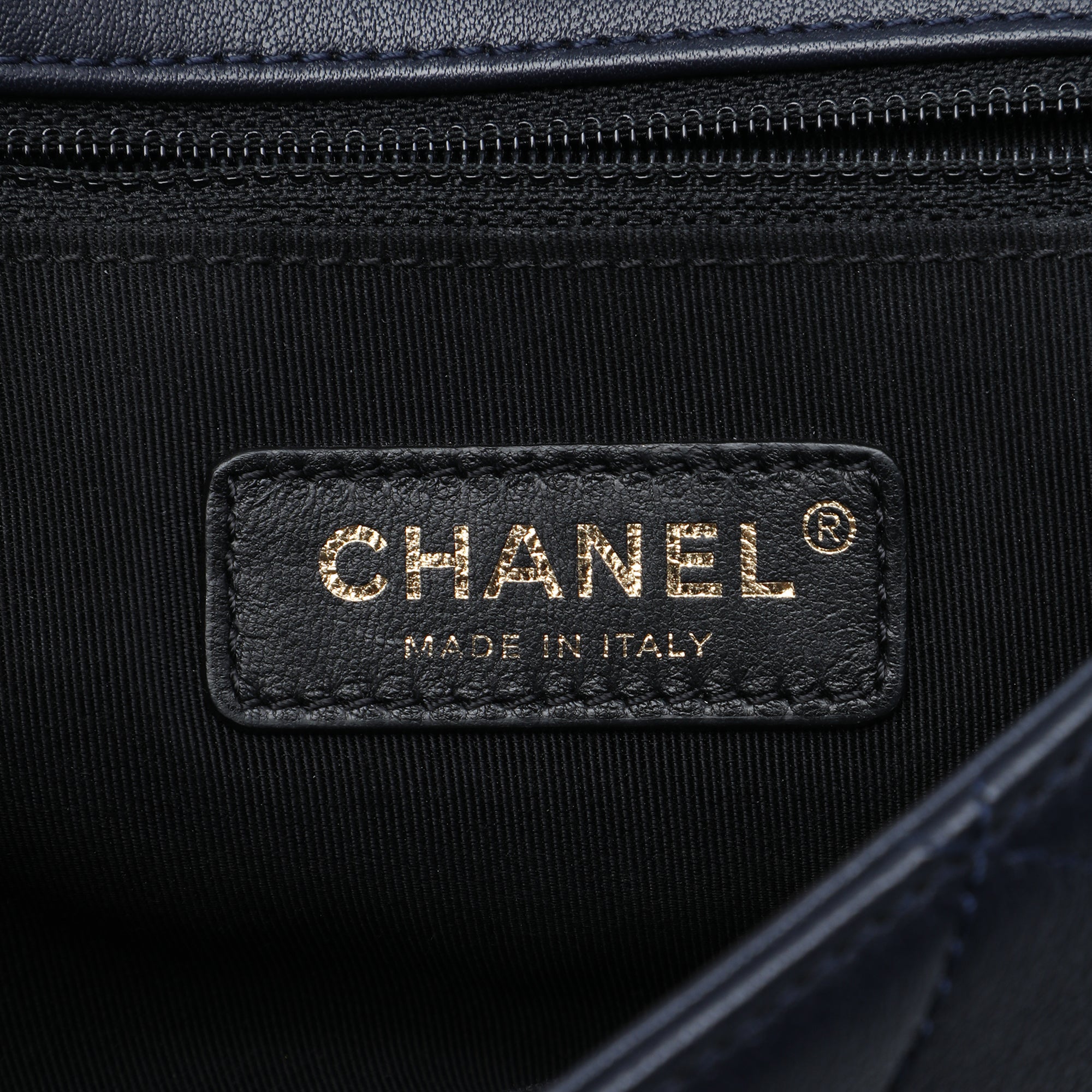 Chanel Small Quilted Lambskin Chain Detail Saddle Bag - image 5