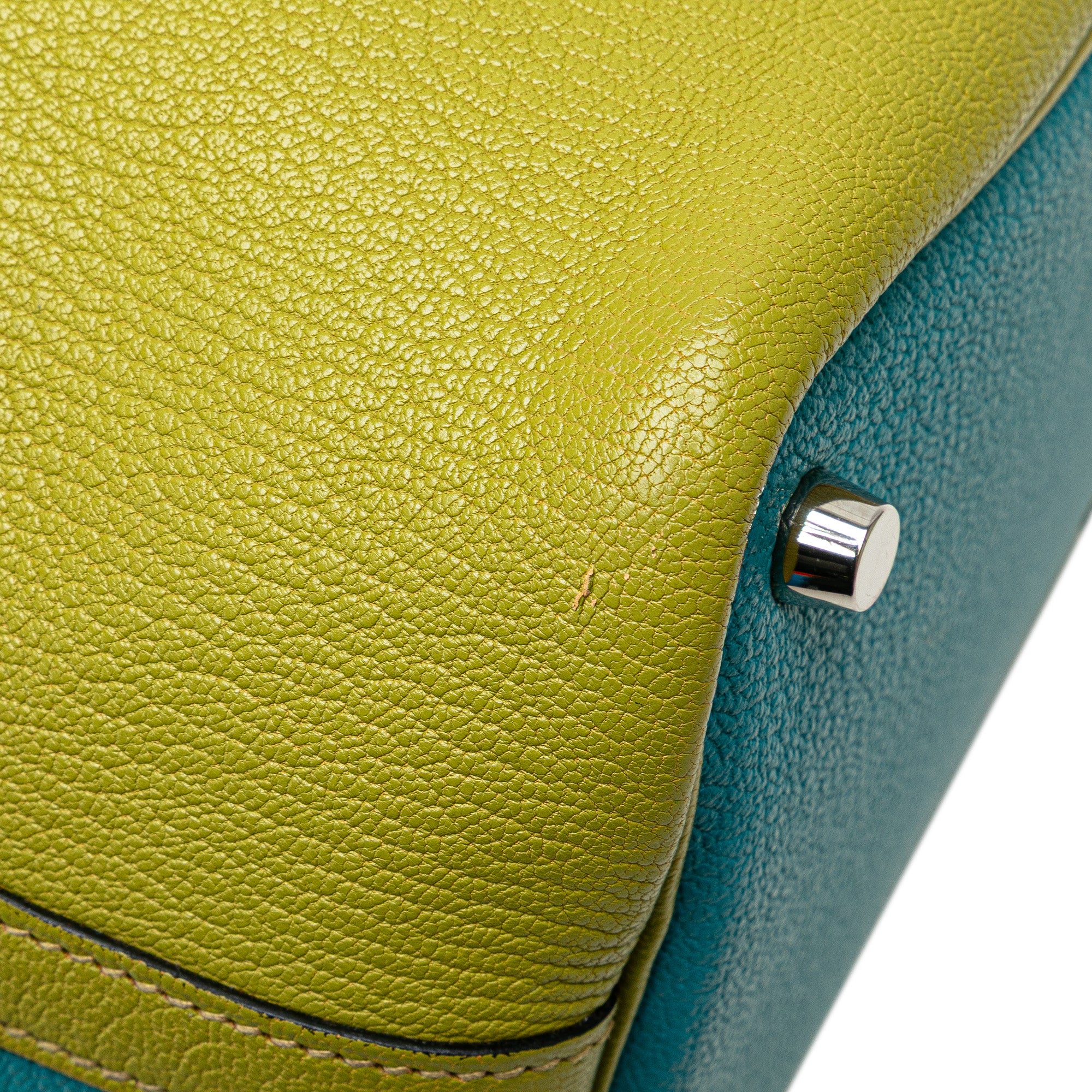 Hermès Bicolor Clemence Picotin 18 - image 7
