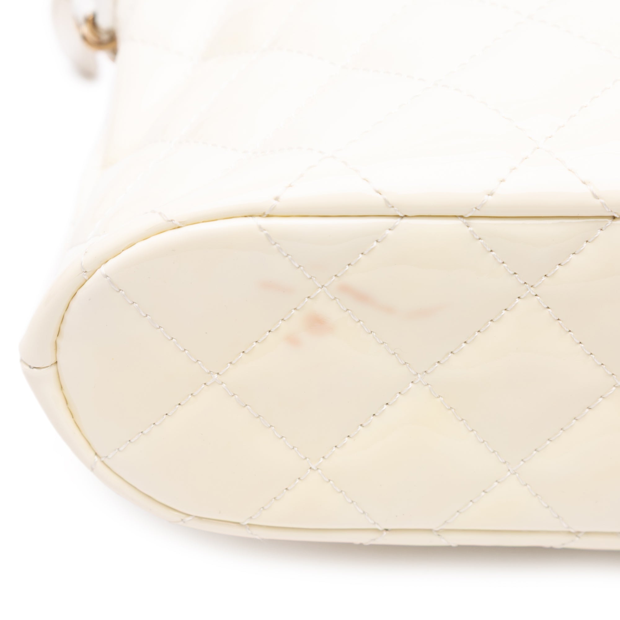 Chanel Small Quilted Patent Shiny Coco Dome Shopping Bag - image 10