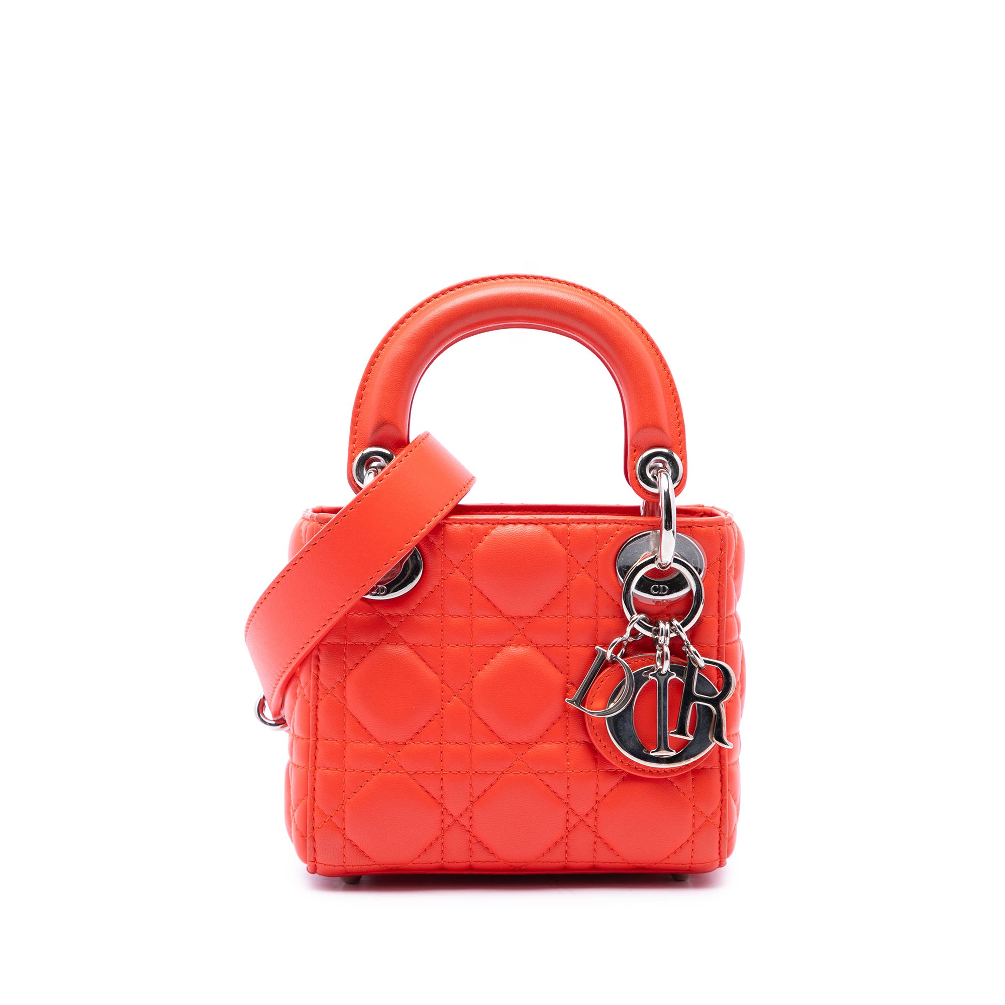 Dior Micro Lambskin Cannage Lady Dior - image 1