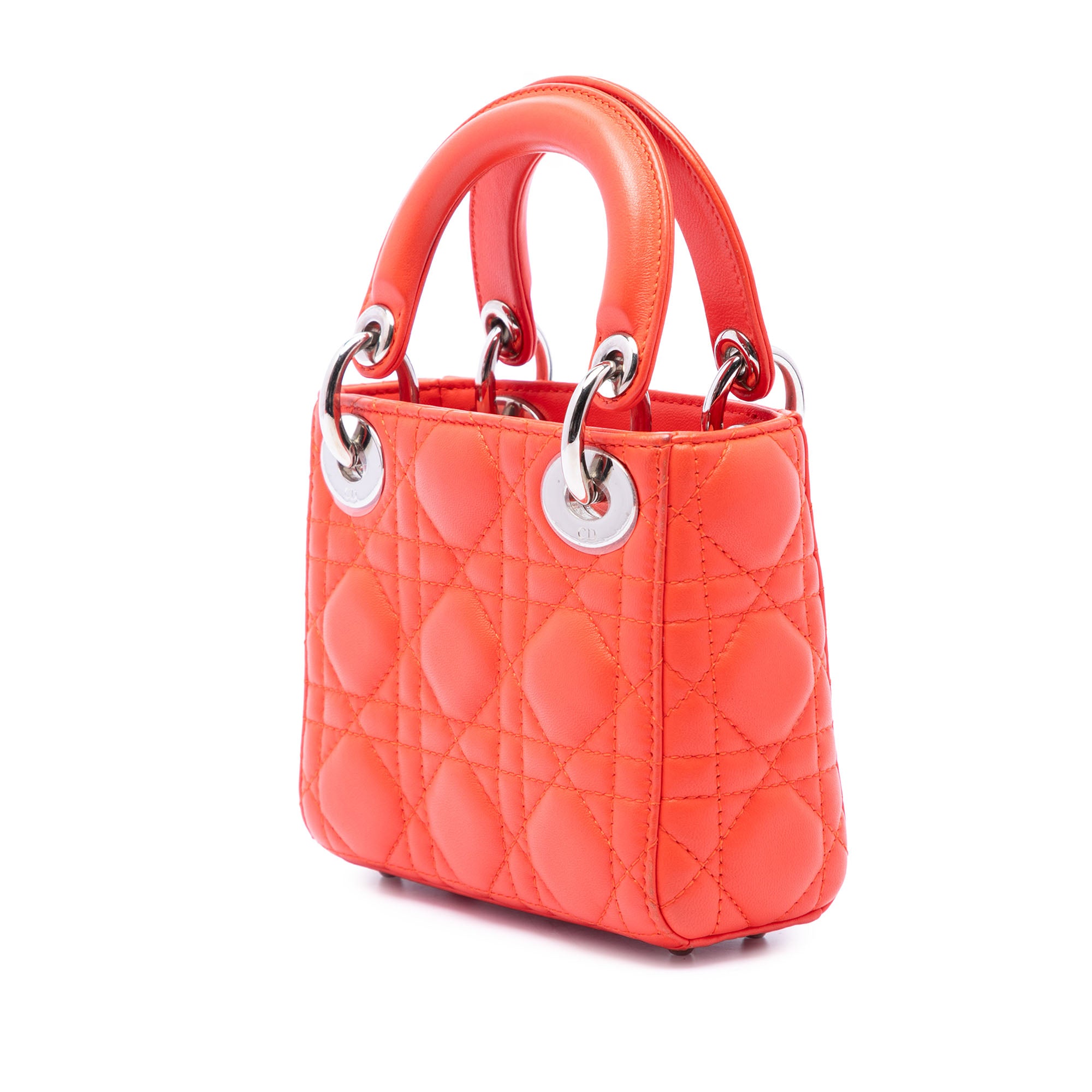 Dior Micro Lambskin Cannage Lady Dior - image 2