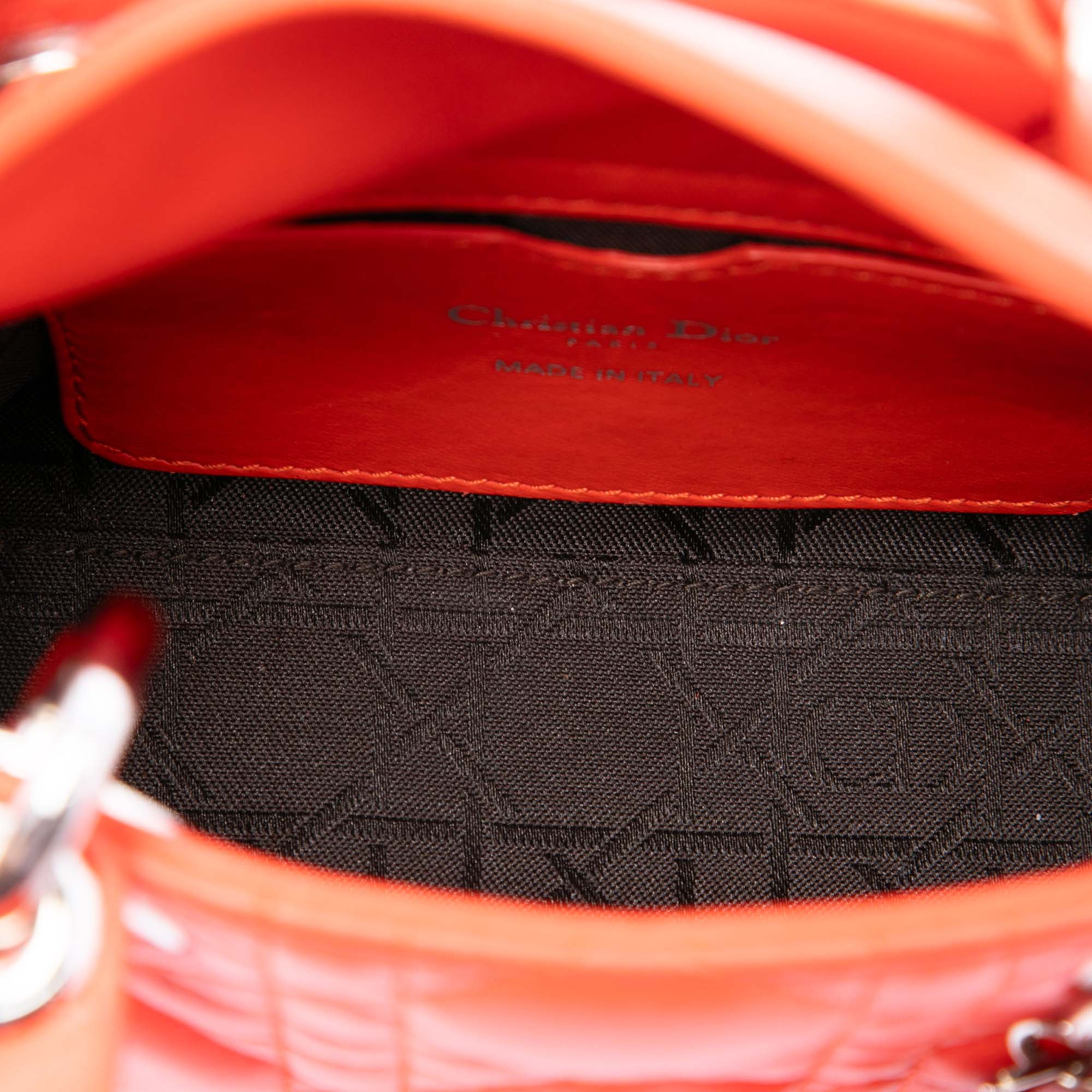 Dior Micro Lambskin Cannage Lady Dior - image 4