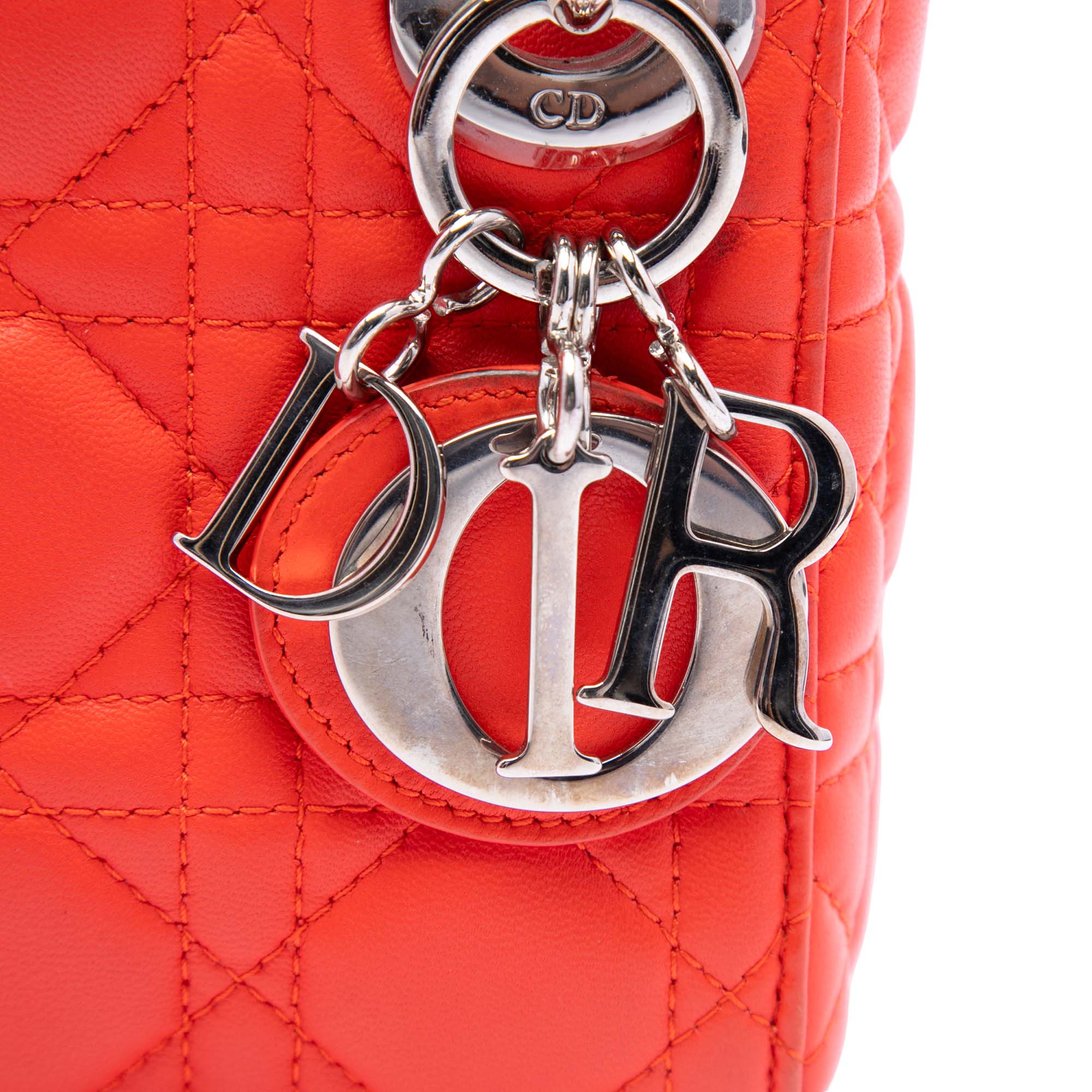 Dior Micro Lambskin Cannage Lady Dior - image 5