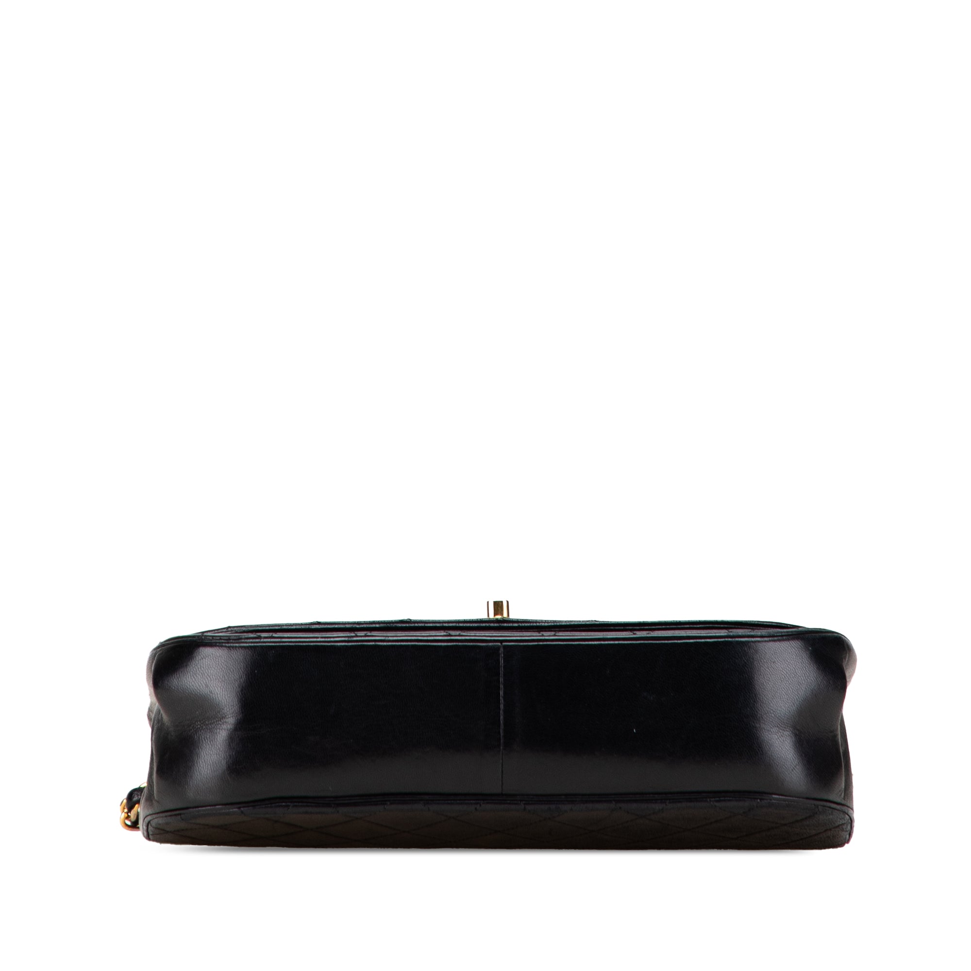 Chanel Quilted Lambskin Half Moon Double Flap - image 3