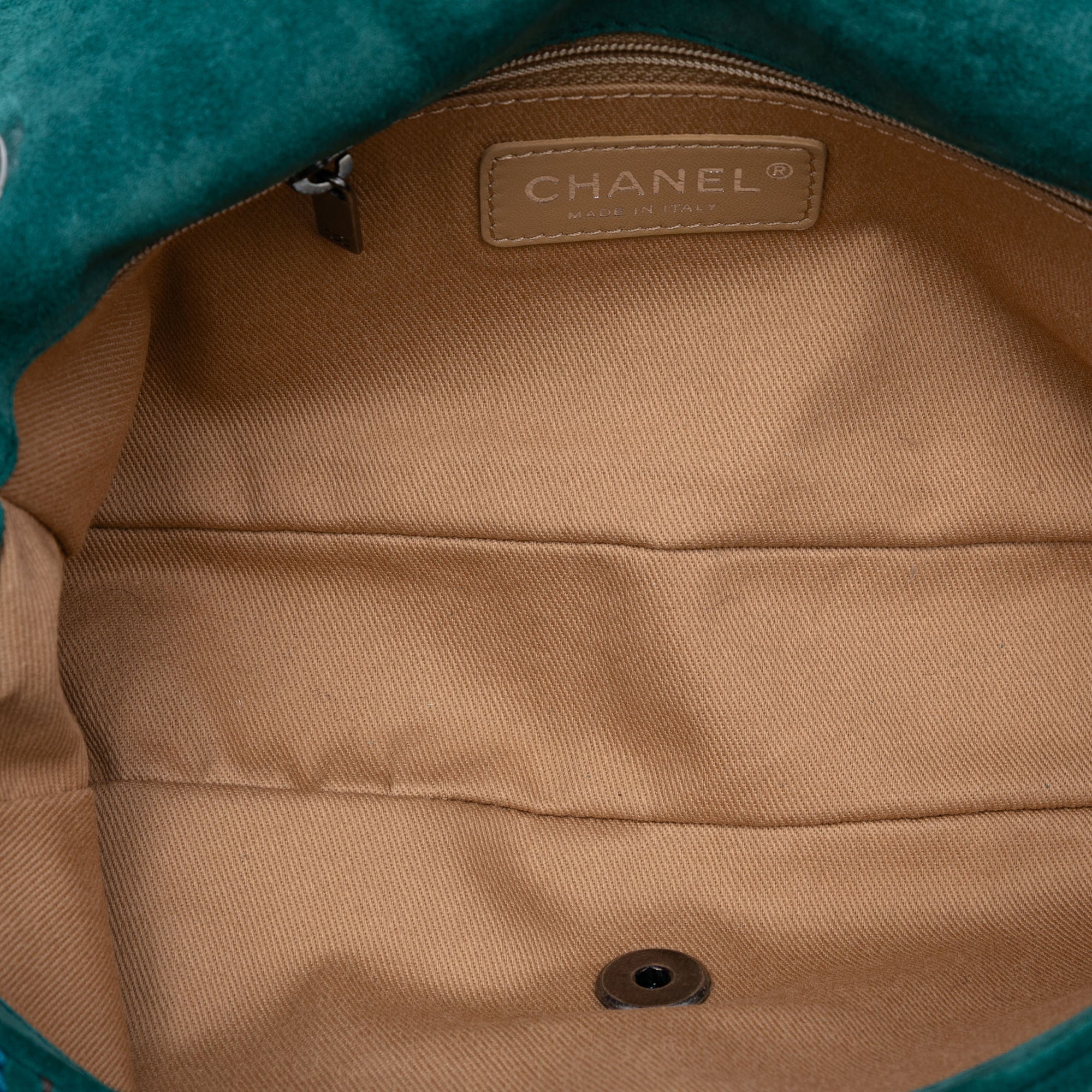 Chanel Paris Edinburgh Medium Stitched Suede Saltire Single Flap - image 4