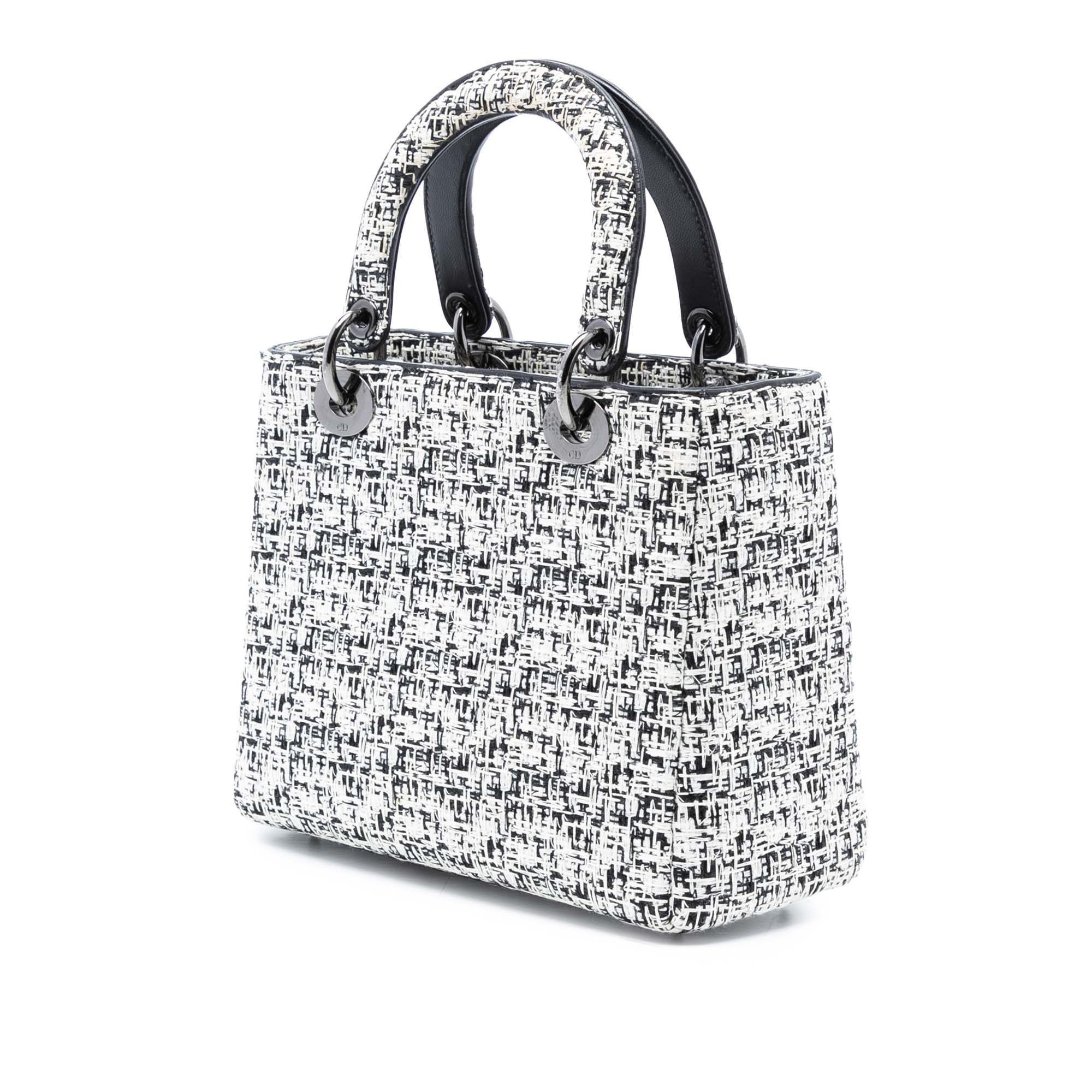 Dior Medium Tweed Lady Dior - image 2