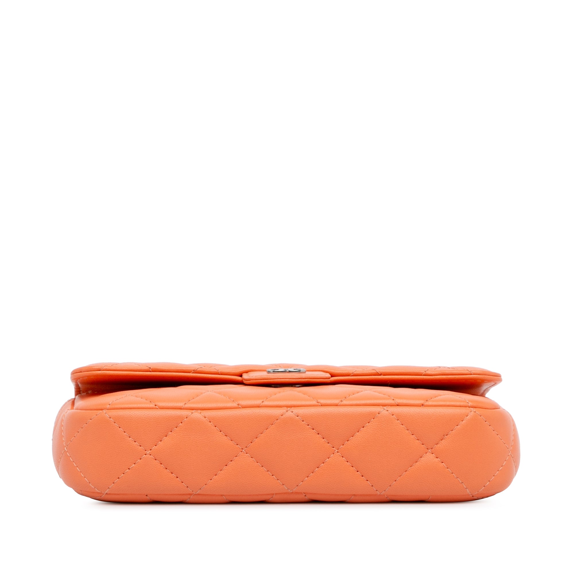 Chanel Lambskin Flap Phone Holder with Chain - image 4