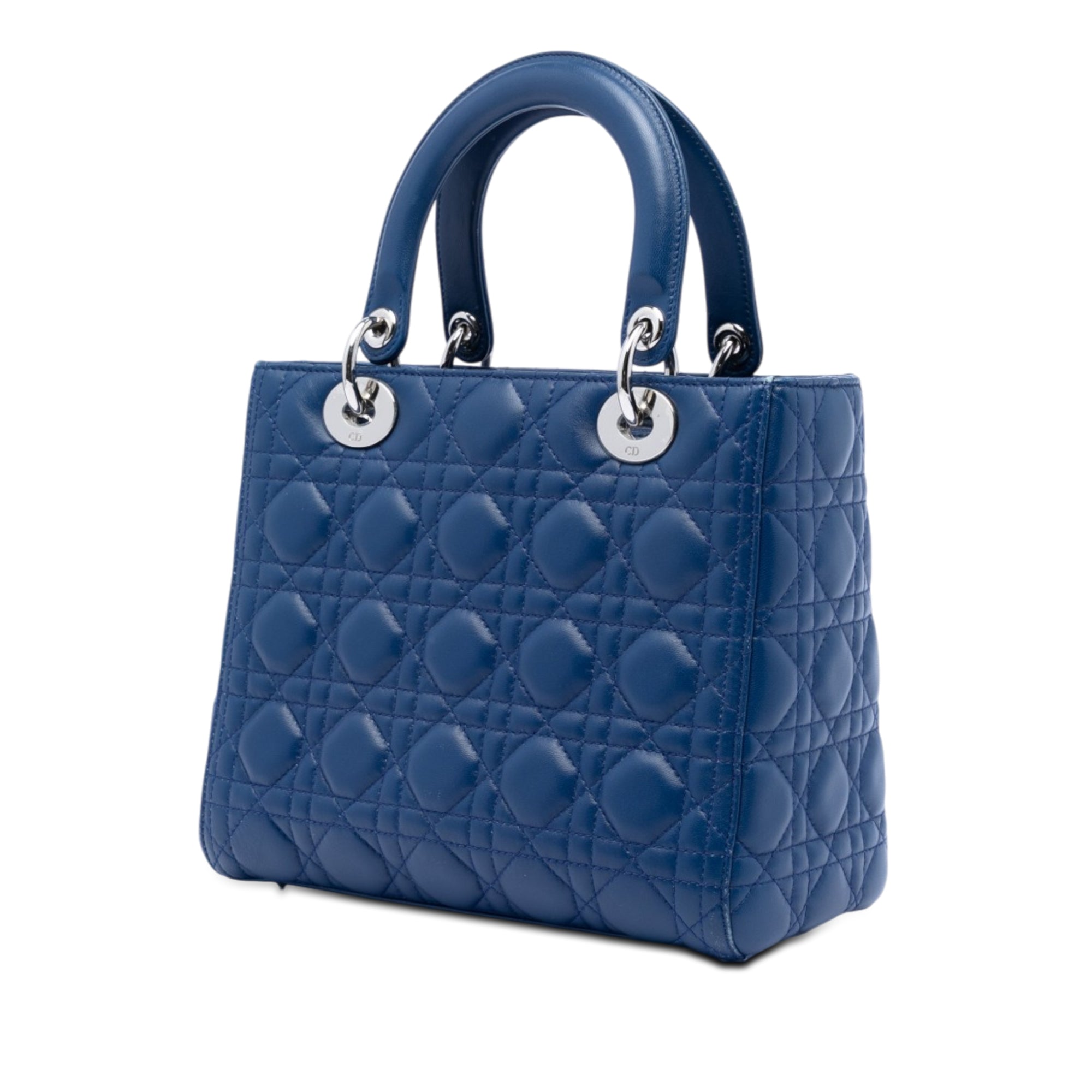 Dior Medium Lambskin Cannage Lady Dior - image 2