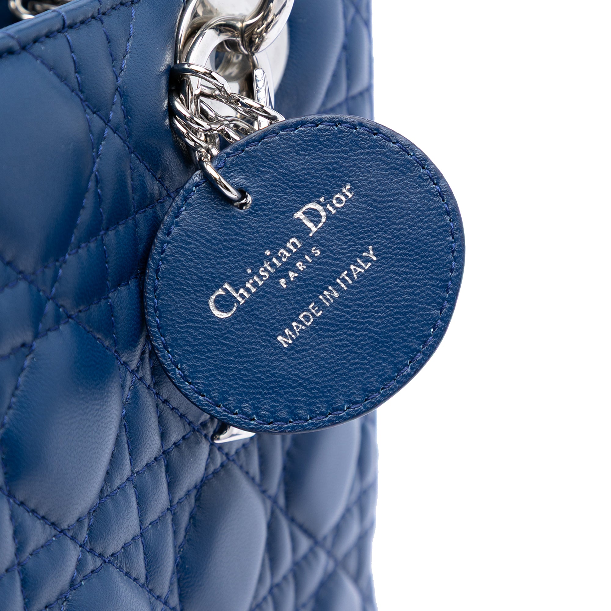 Dior Medium Lambskin Cannage Lady Dior - image 5