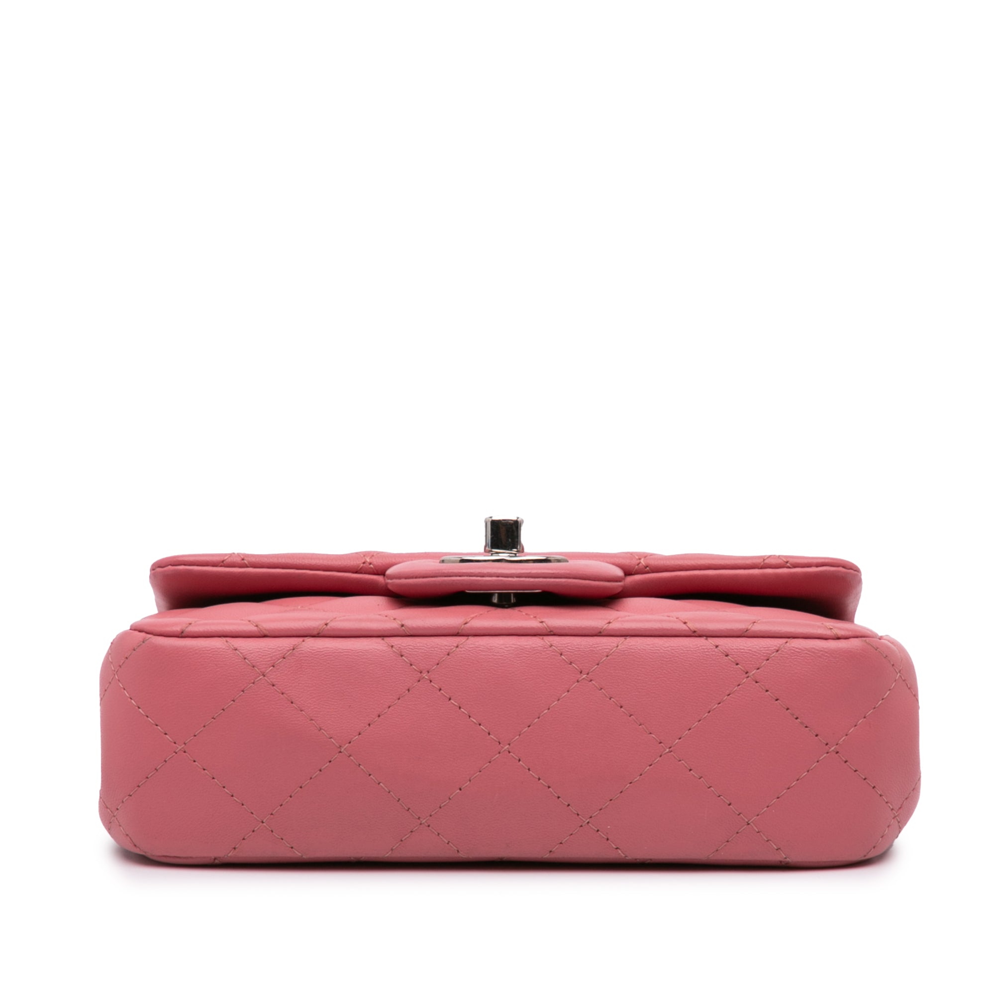 Chanel Extra Mini Rectangular Classic Lambskin Single Flap - image 3