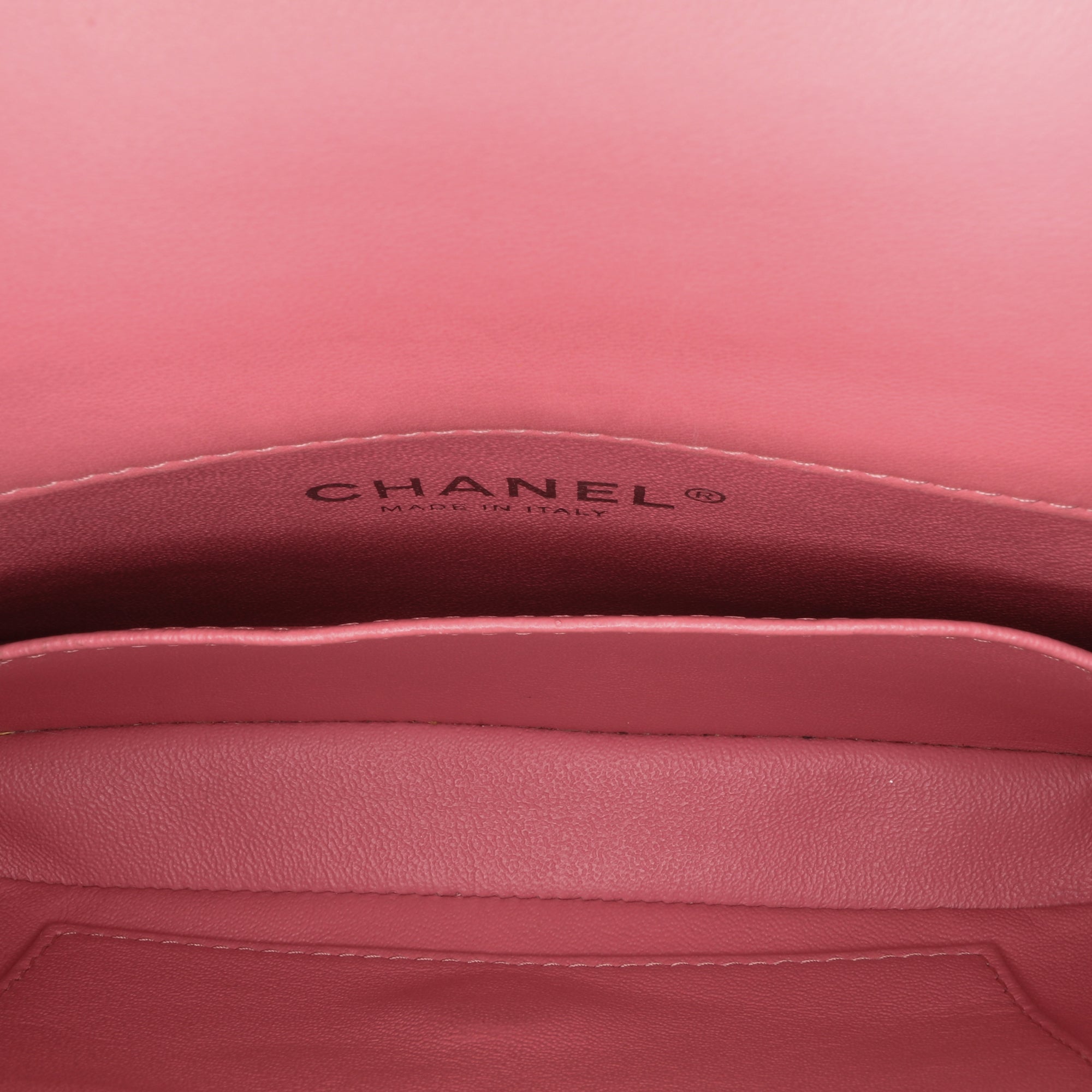 Chanel Extra Mini Rectangular Classic Lambskin Single Flap - image 4