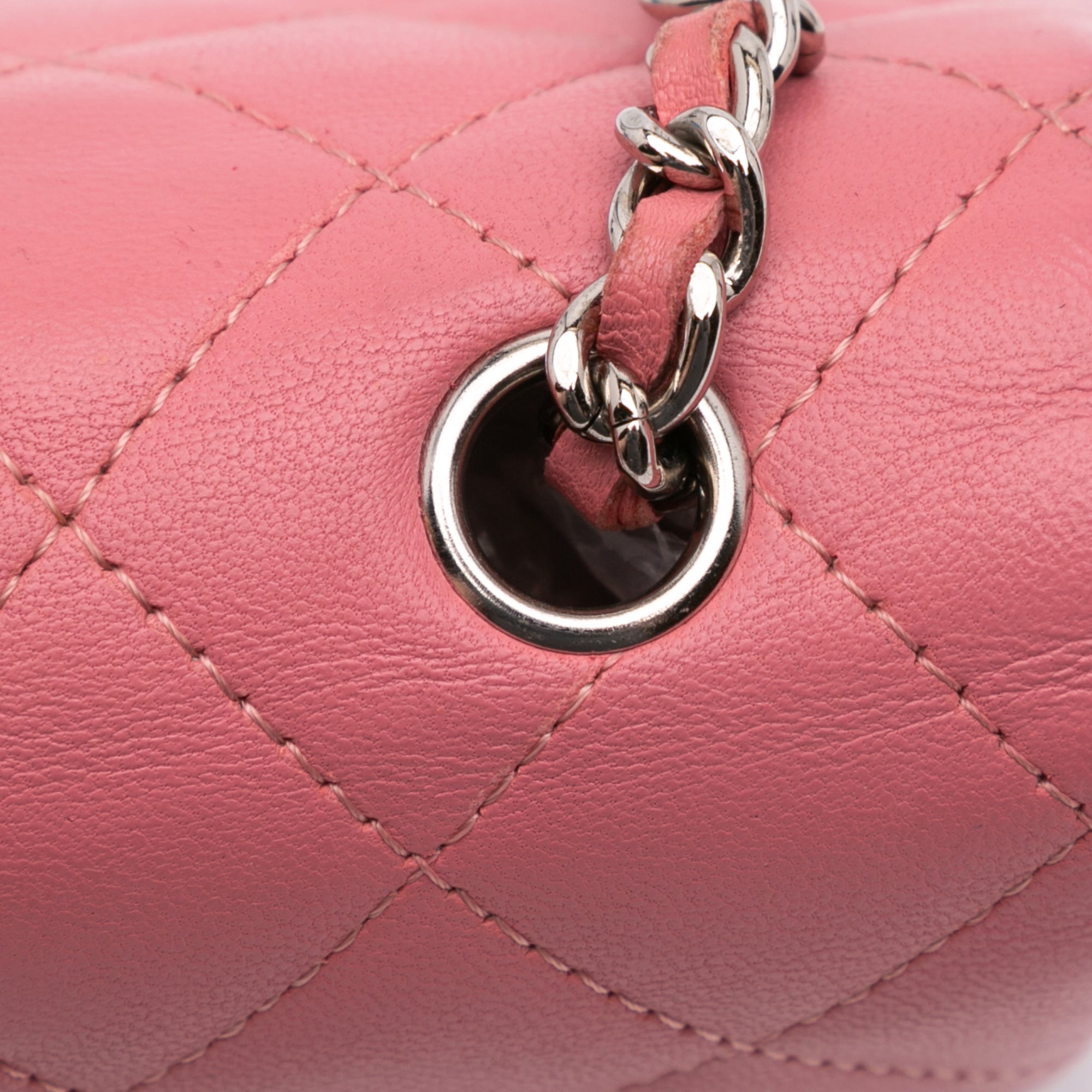 Chanel Extra Mini Rectangular Classic Lambskin Single Flap - image 9