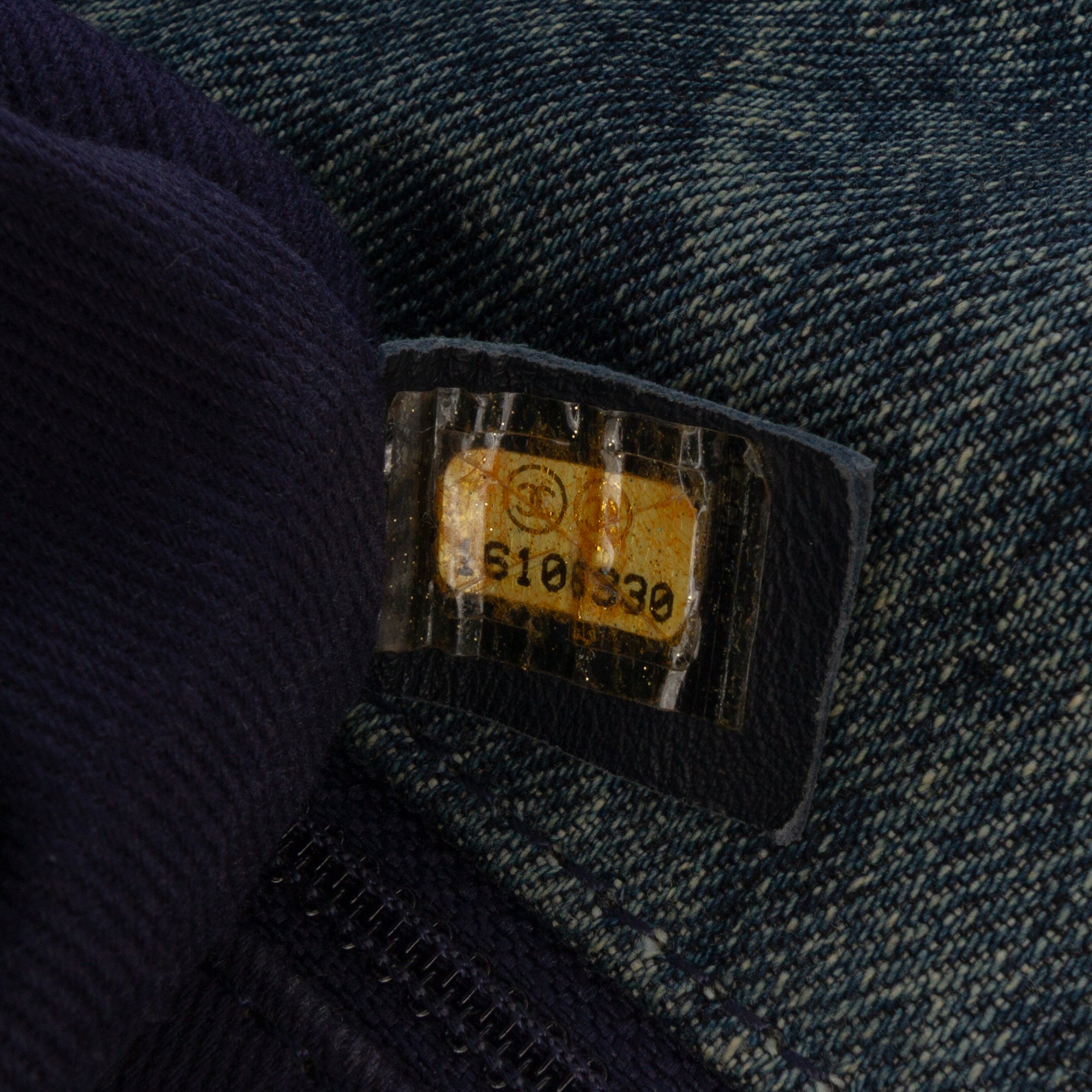 Chanel Medium Embroidered Denim Camellia Flap - image 6