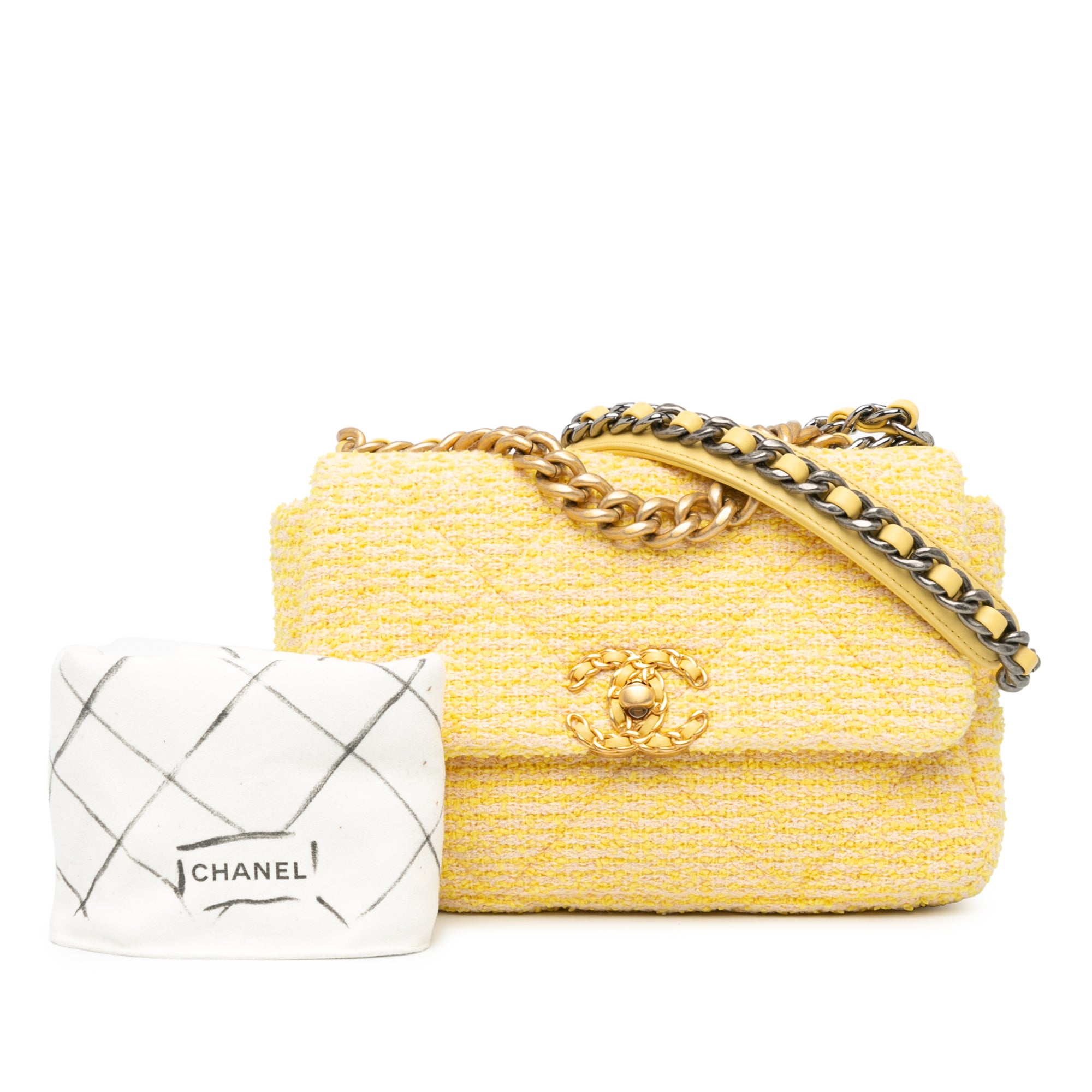 Chanel Medium Tweed 19 Flap - image 8