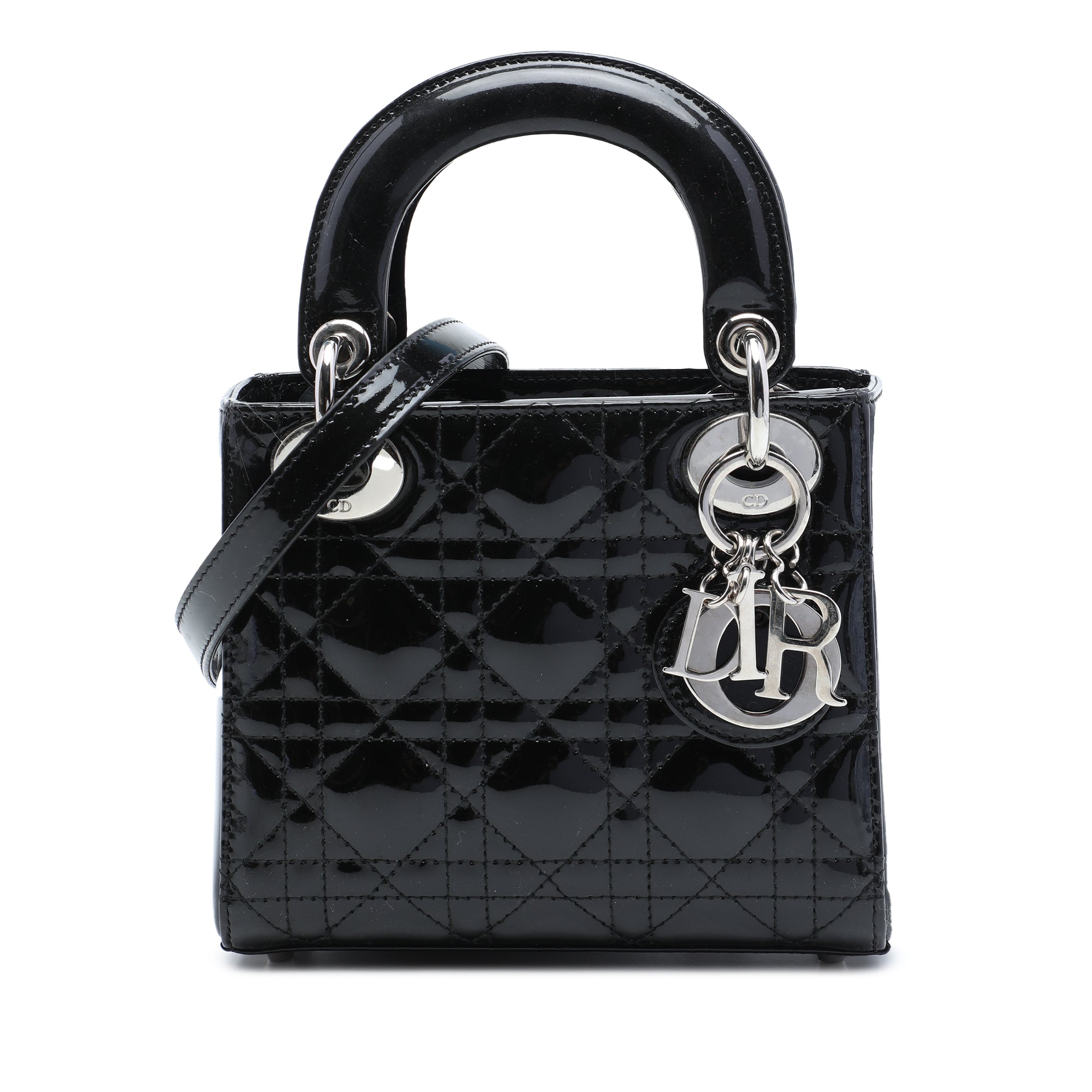 Dior Mini Patent Cannage Lady Dior - image 1