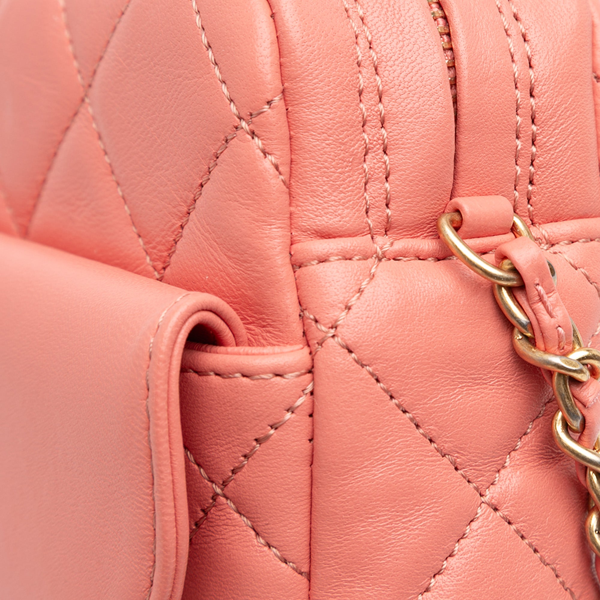 Chanel Small CC Quilted Lambskin Tassel Camera Bag - image 10