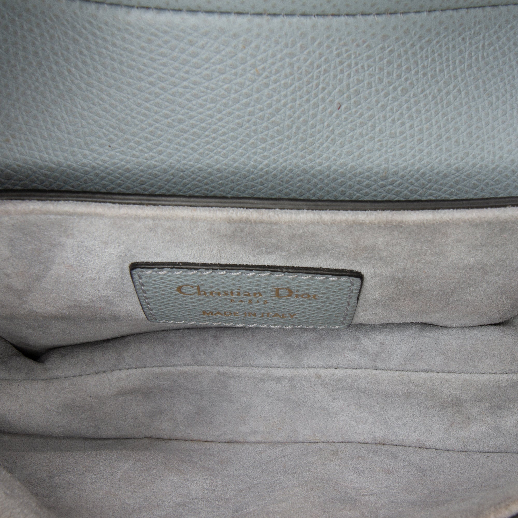 Dior Mini Grained Calfskin Saddle Bag - image 4