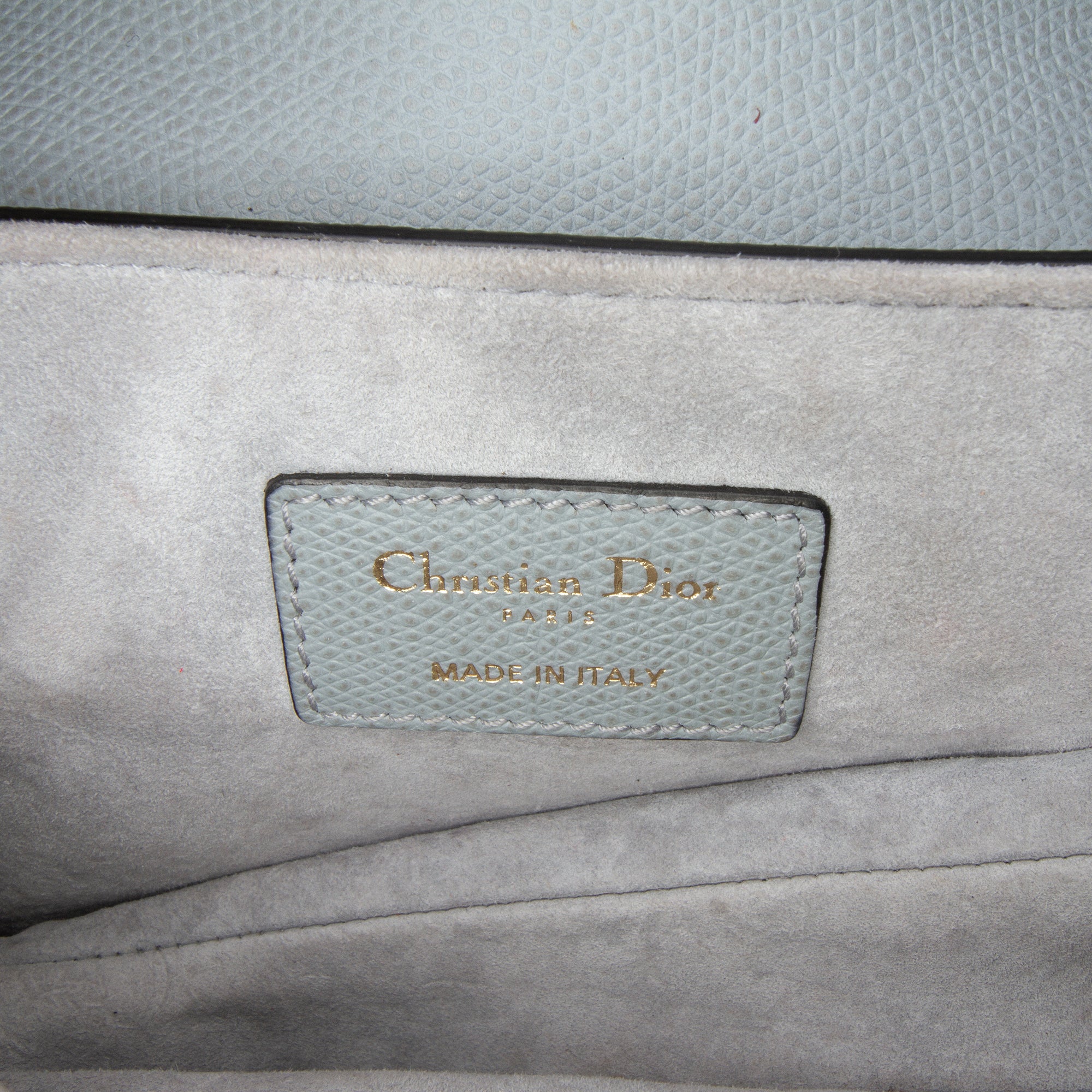 Dior Mini Grained Calfskin Saddle Bag - image 5