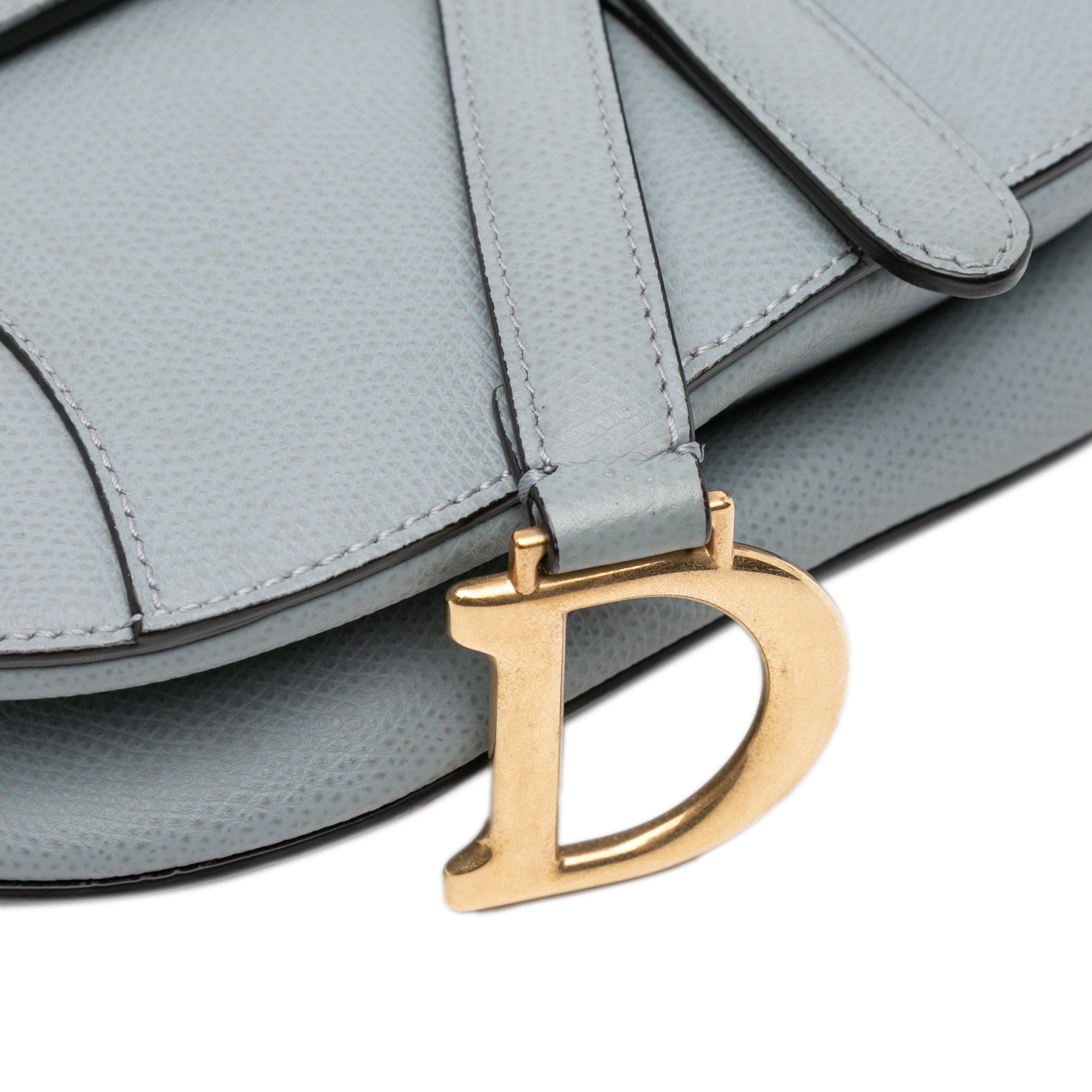 Dior Mini Grained Calfskin Saddle Bag - image 7