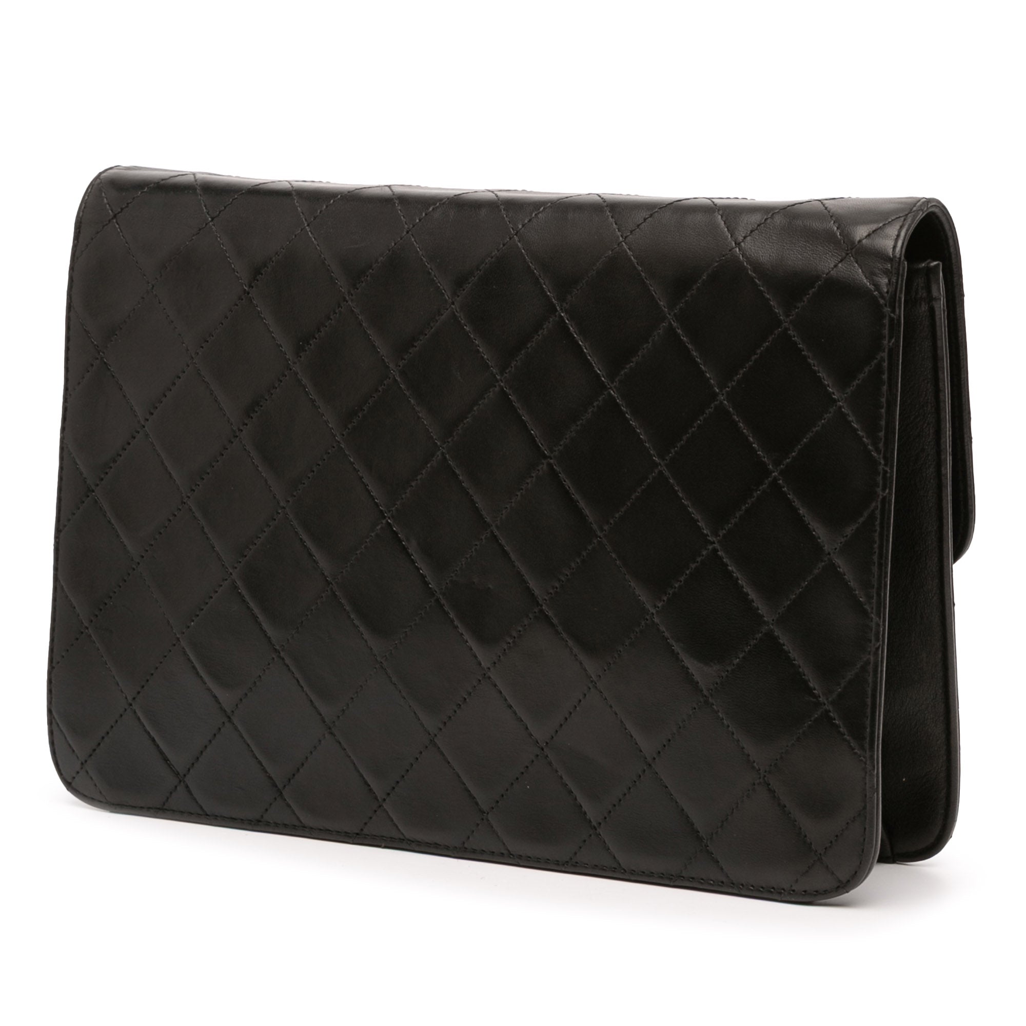 Chanel Medium CC Quilted Lambskin Single Flap - image 2