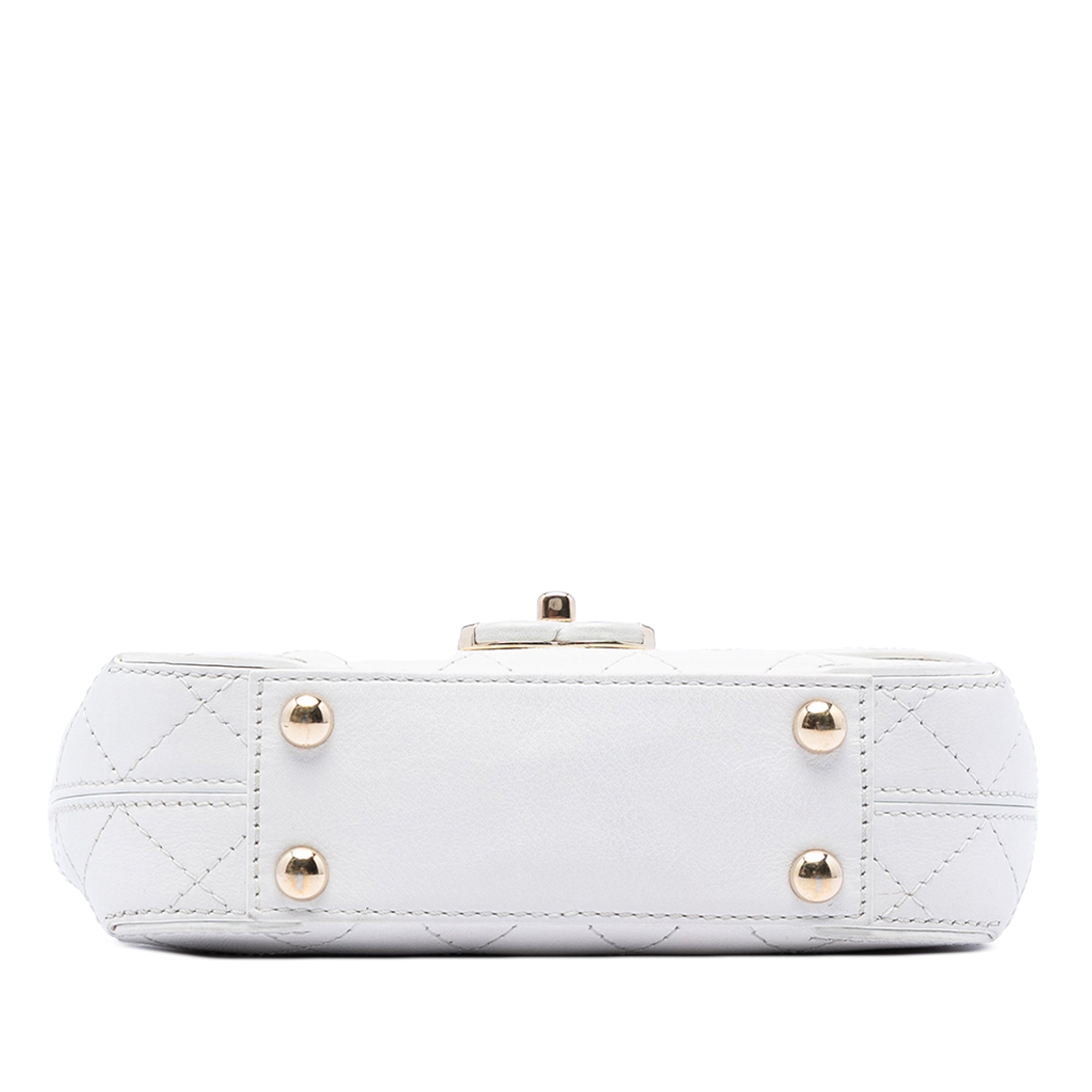 Chanel Small Stitched Calfskin Covered CC Flap - image 3