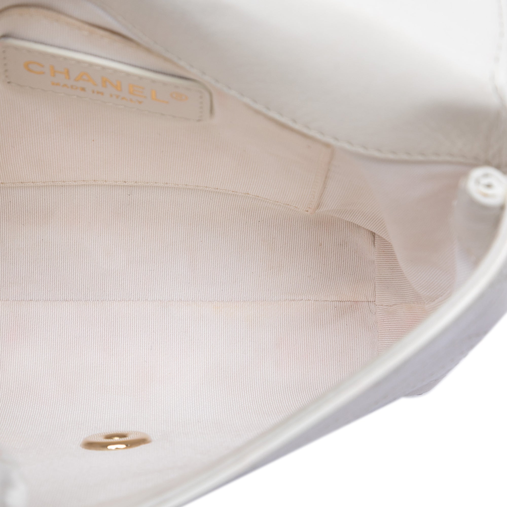 Chanel Small Stitched Calfskin Covered CC Flap - image 4