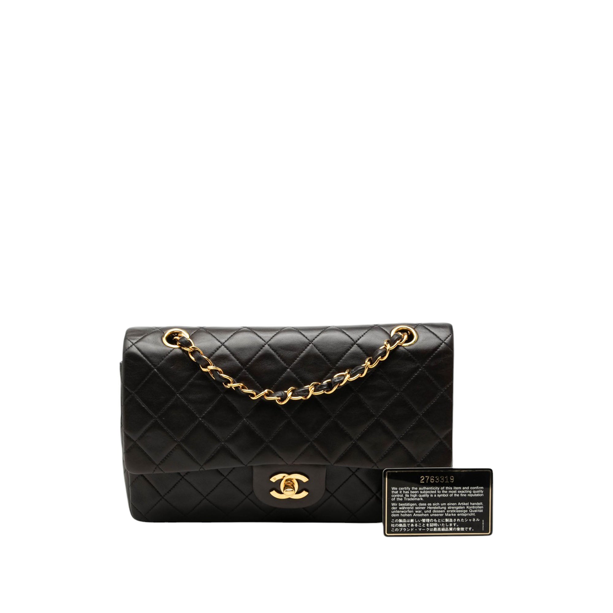Chanel Medium Classic Lambskin Double Flap - image 8