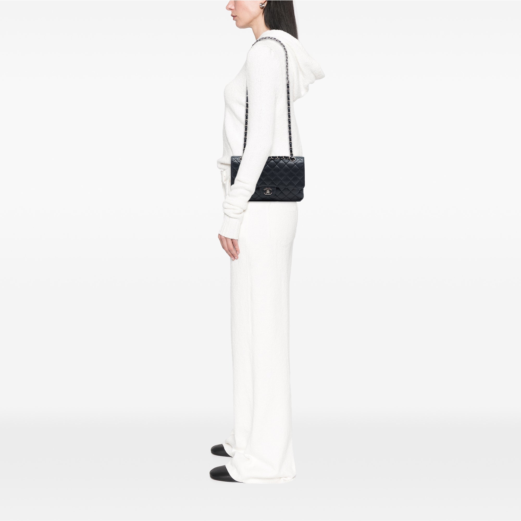 Chanel Medium Classic Caviar Double Flap - image 6