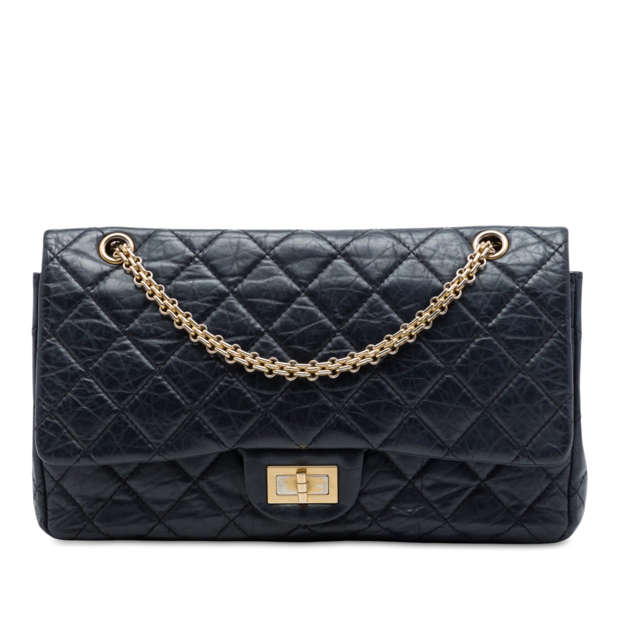 Chanel Quilted Aged Calfskin Reissue 2.55 Double Flap 227 - image 1