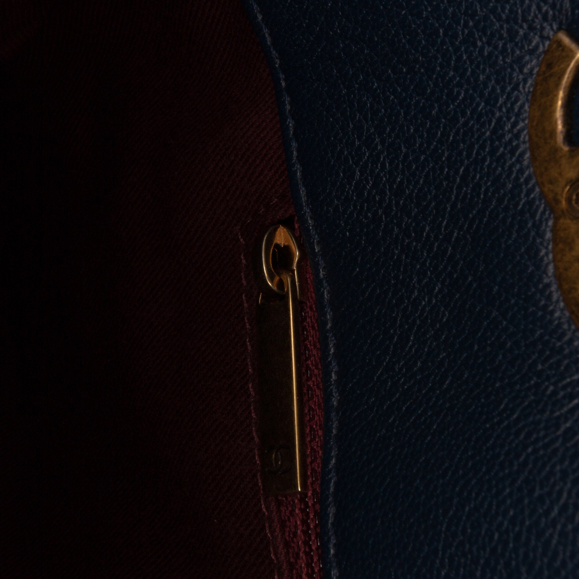 Chanel Paris Salzburg Patent and Goatskin CC Eyelet Tote - image 8