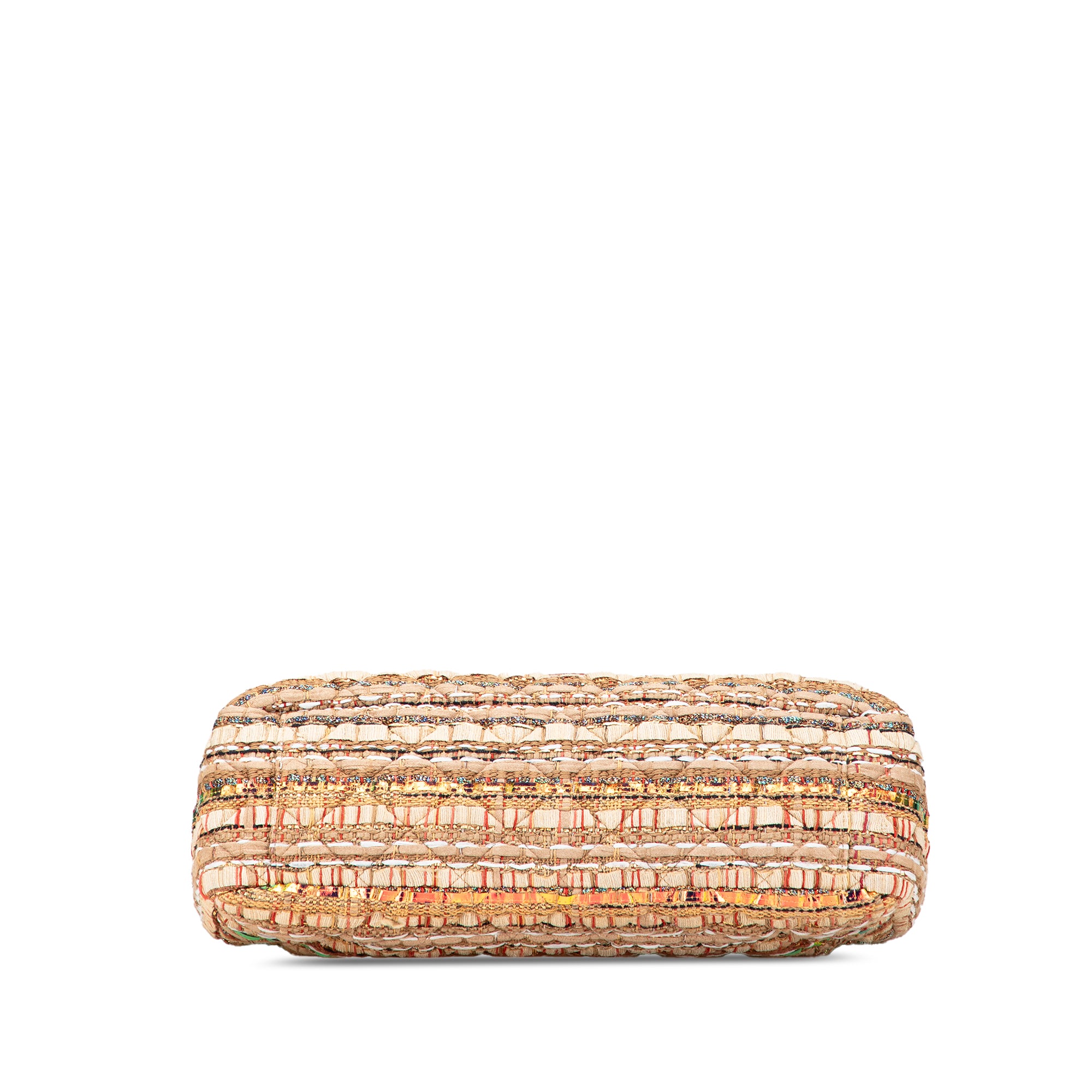 Chanel Jumbo Classic Iridescent Ribbon and Tweed Single Flap - image 3